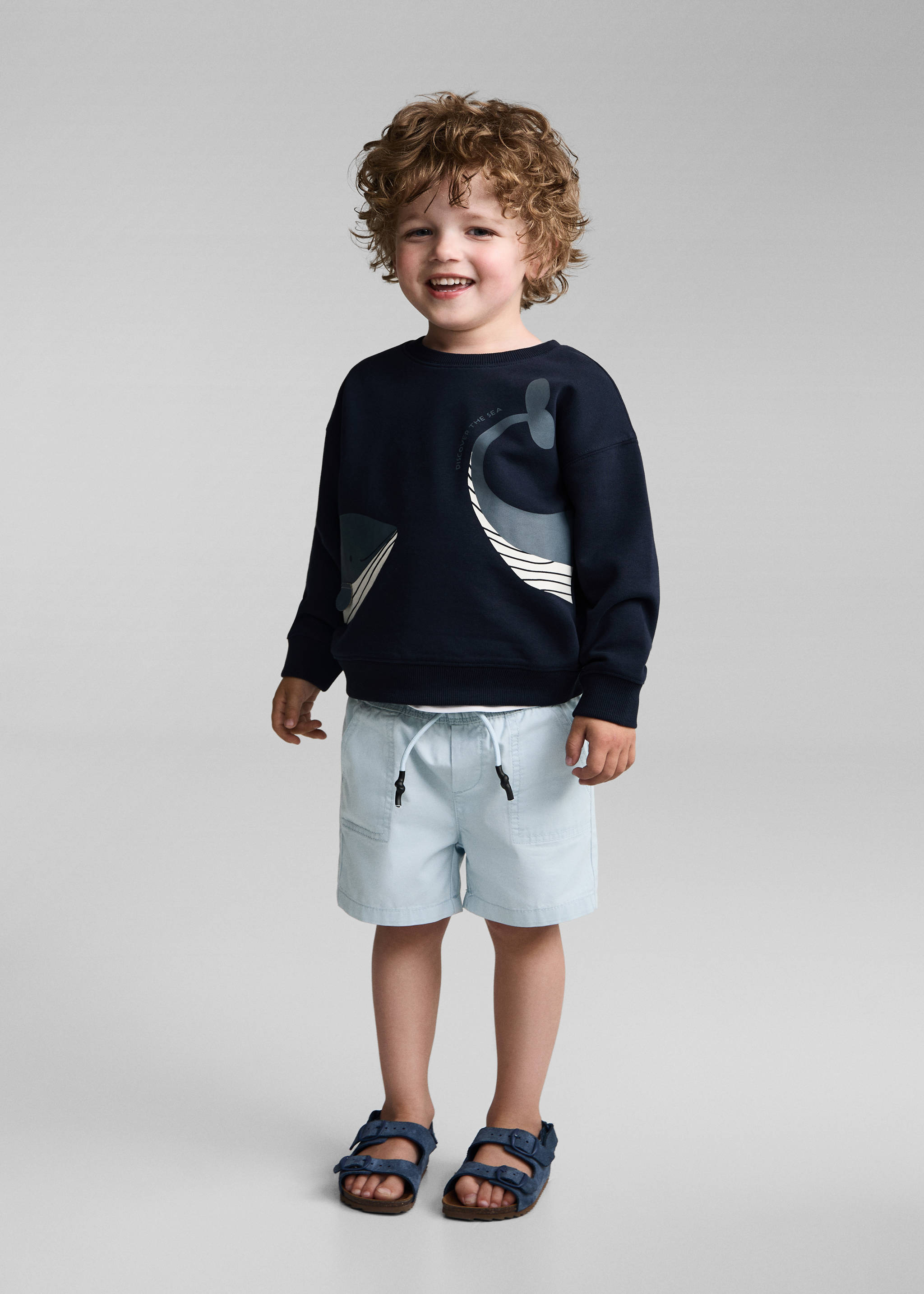 Bermuda taille élastique - Plan général