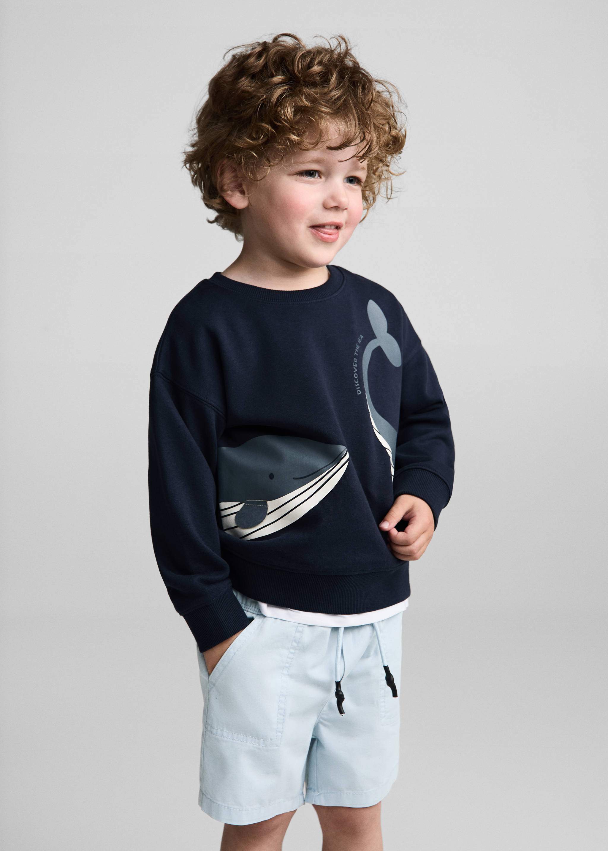 Bermuda taille élastique - Plan moyen