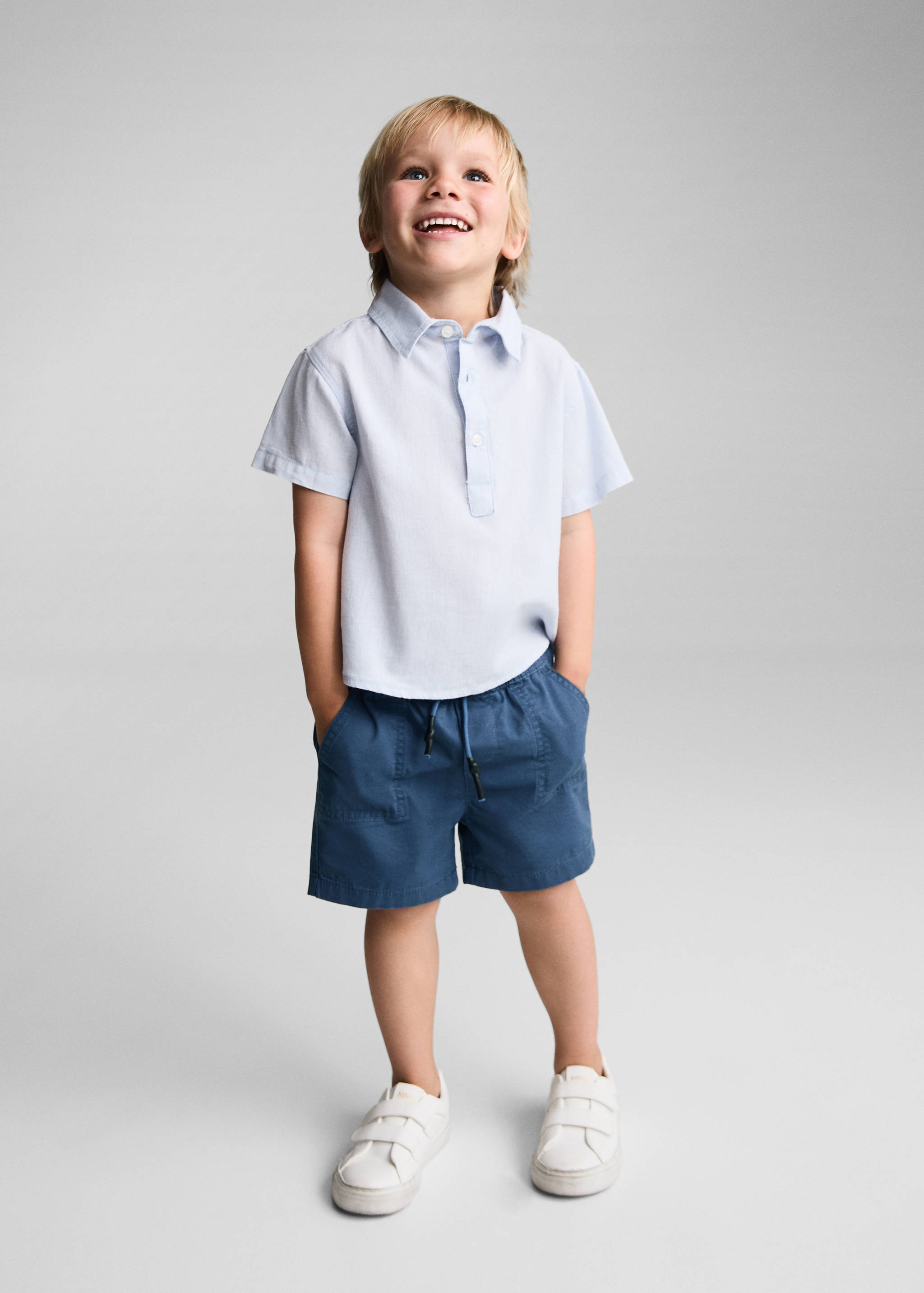 Bermuda taille élastique - Plan général