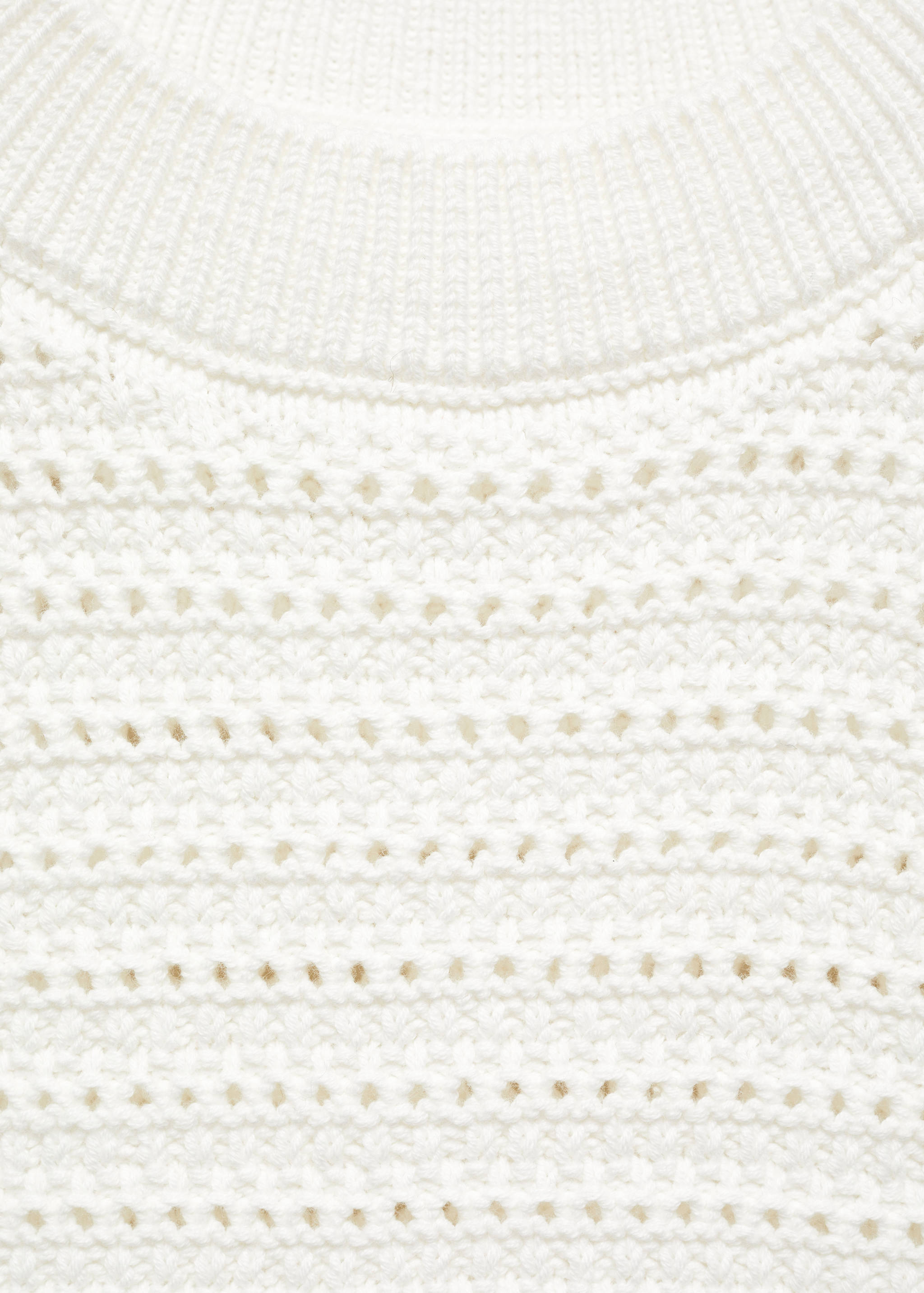 Knit top with lace accents - Details of the article 8