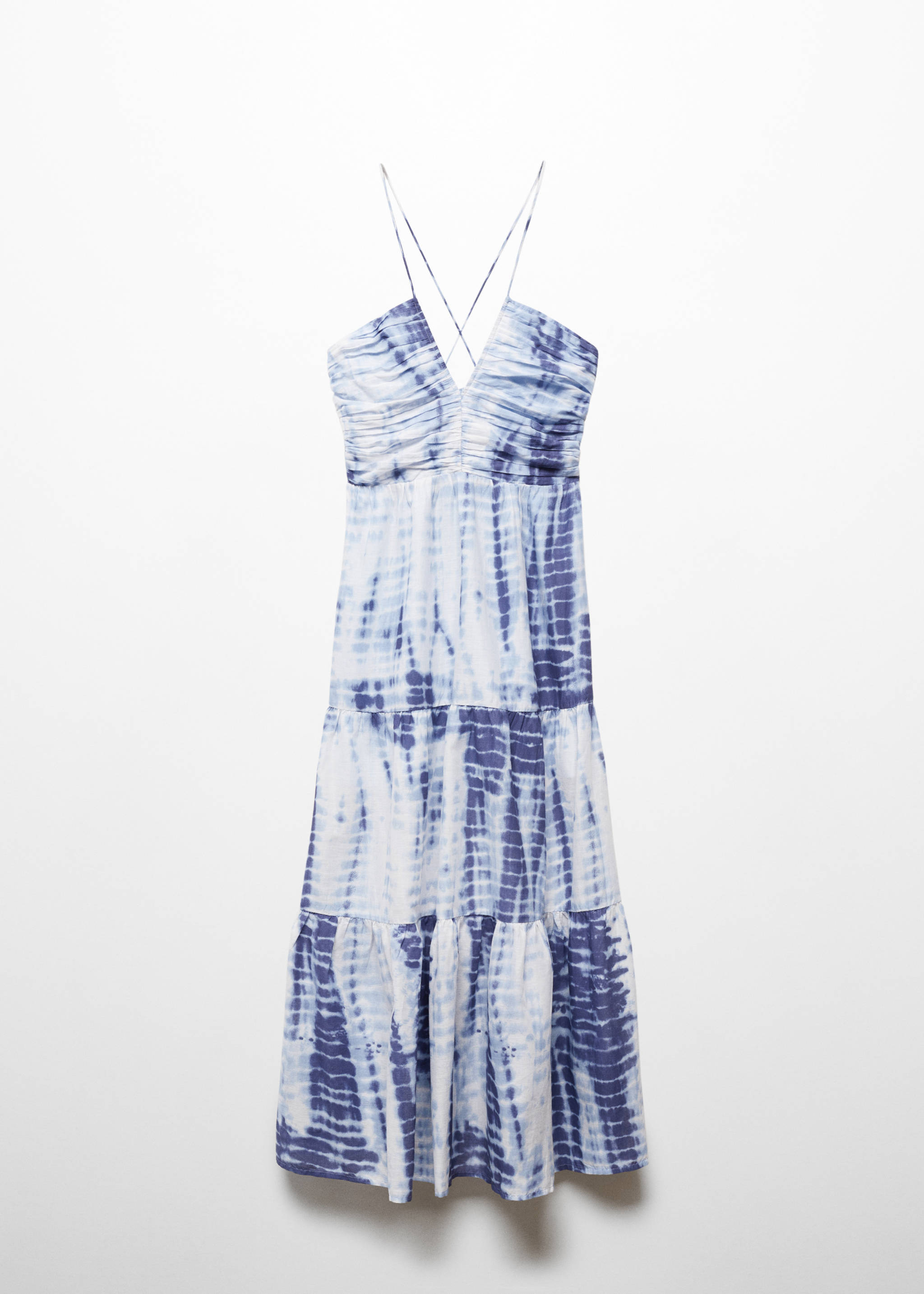 Robe imprimée col V - Article sans modèle