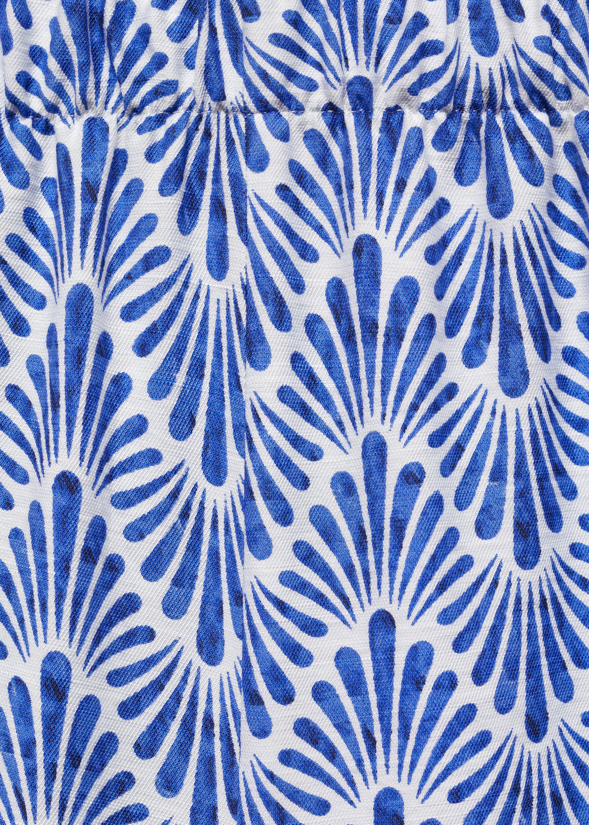 Printed straight trousers - Details of the article 8