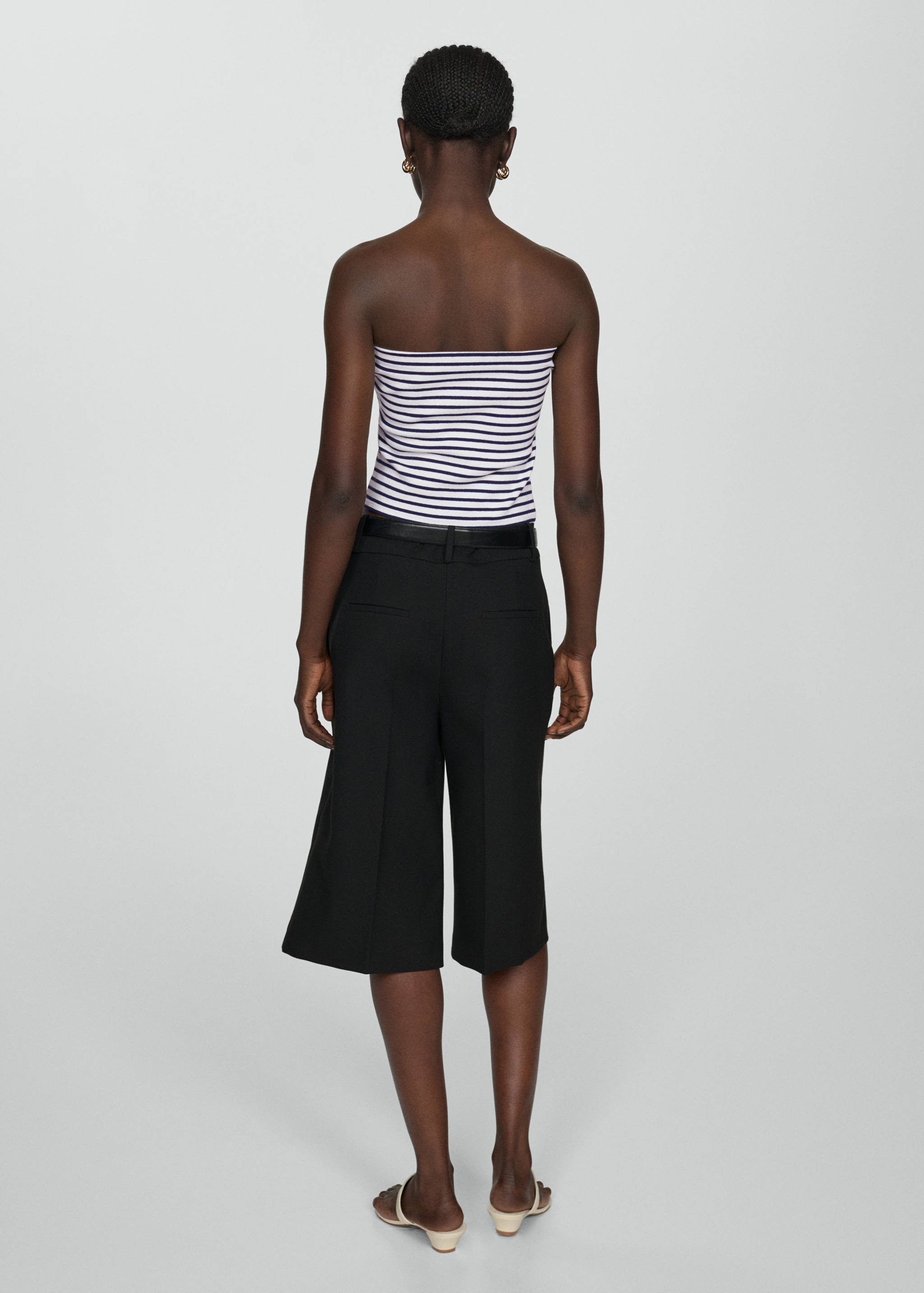 Cotton bandeau top - Reverse of the article