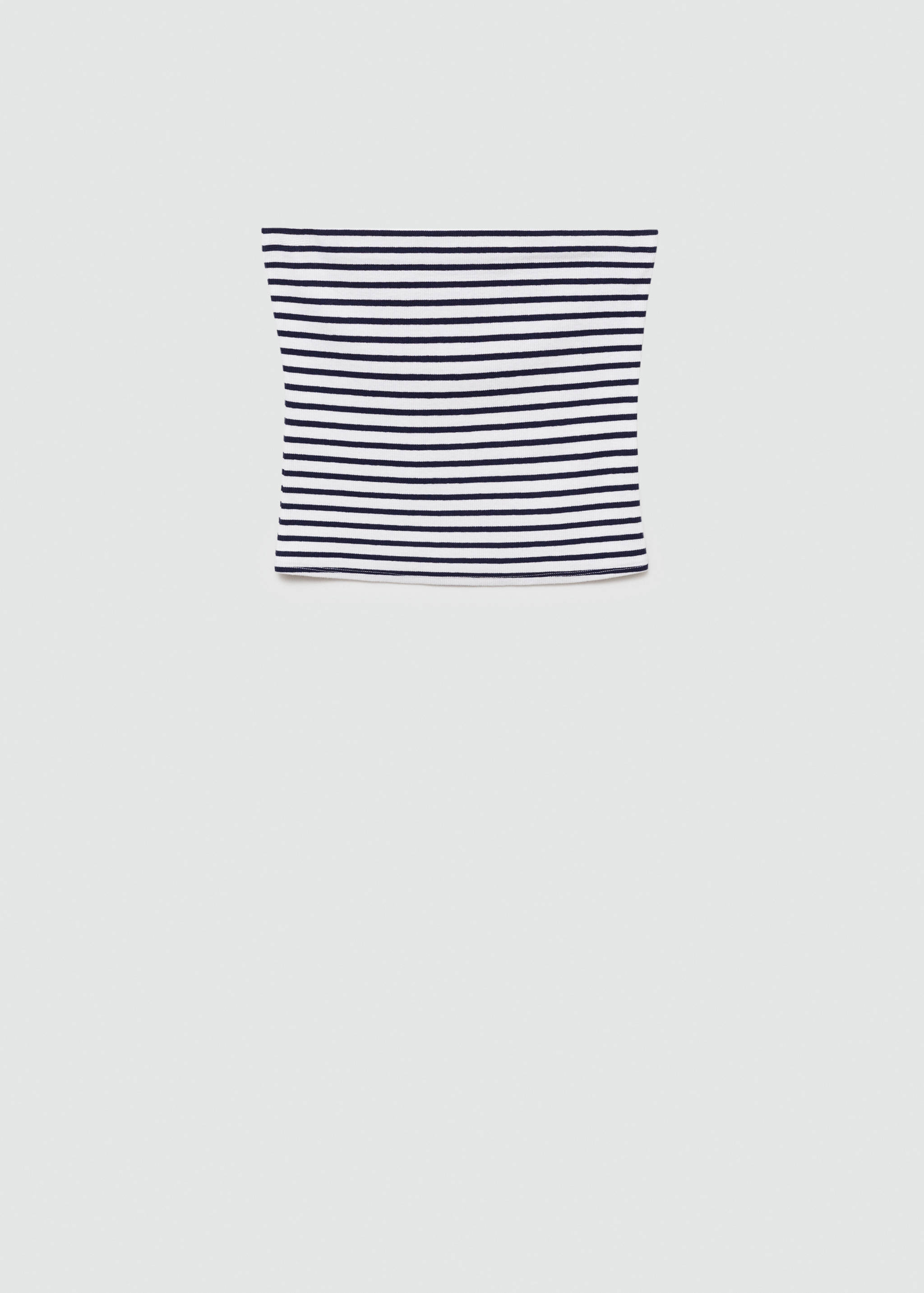 Cotton bandeau top - Article without model