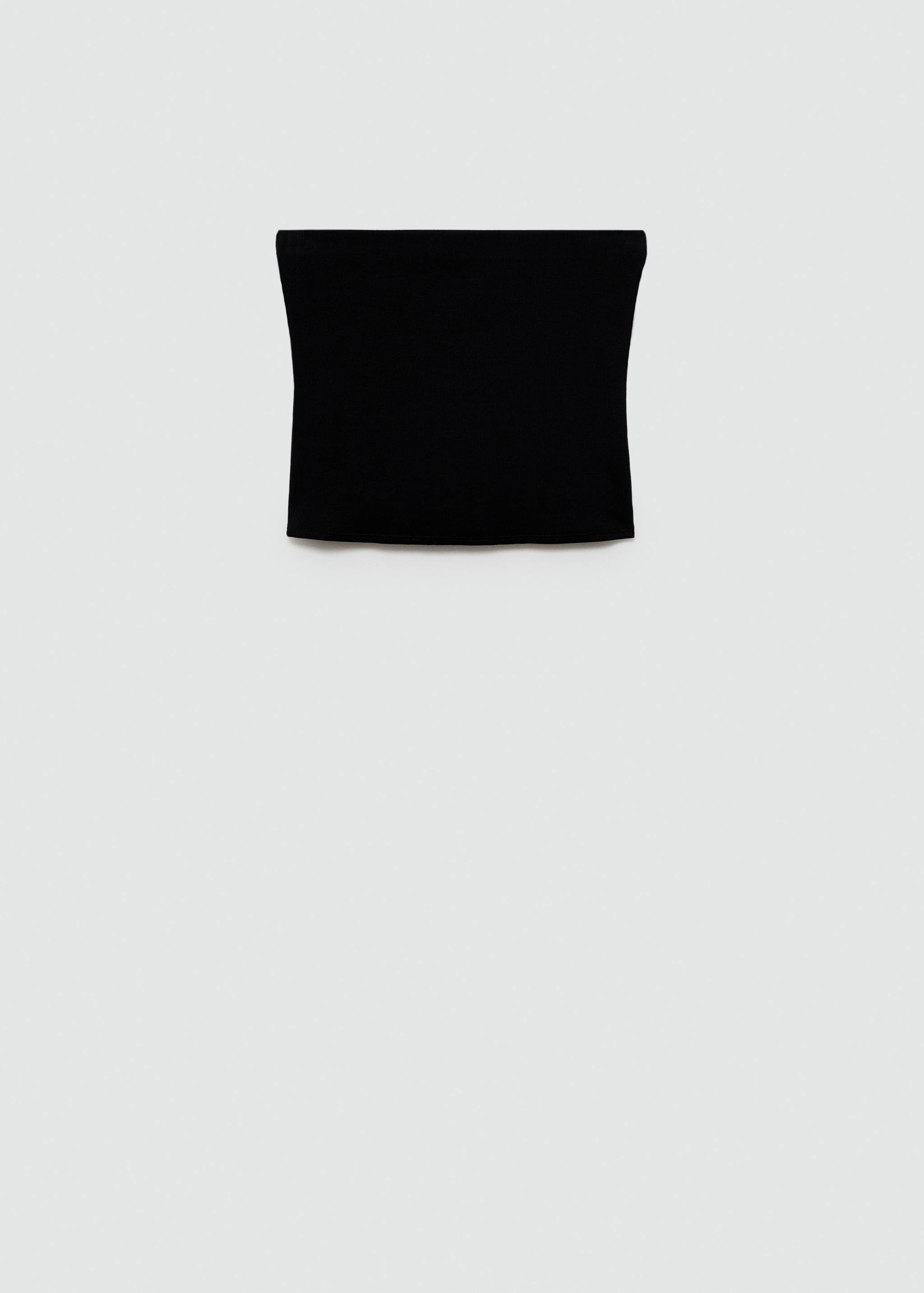 Cotton bandeau top - Article without model