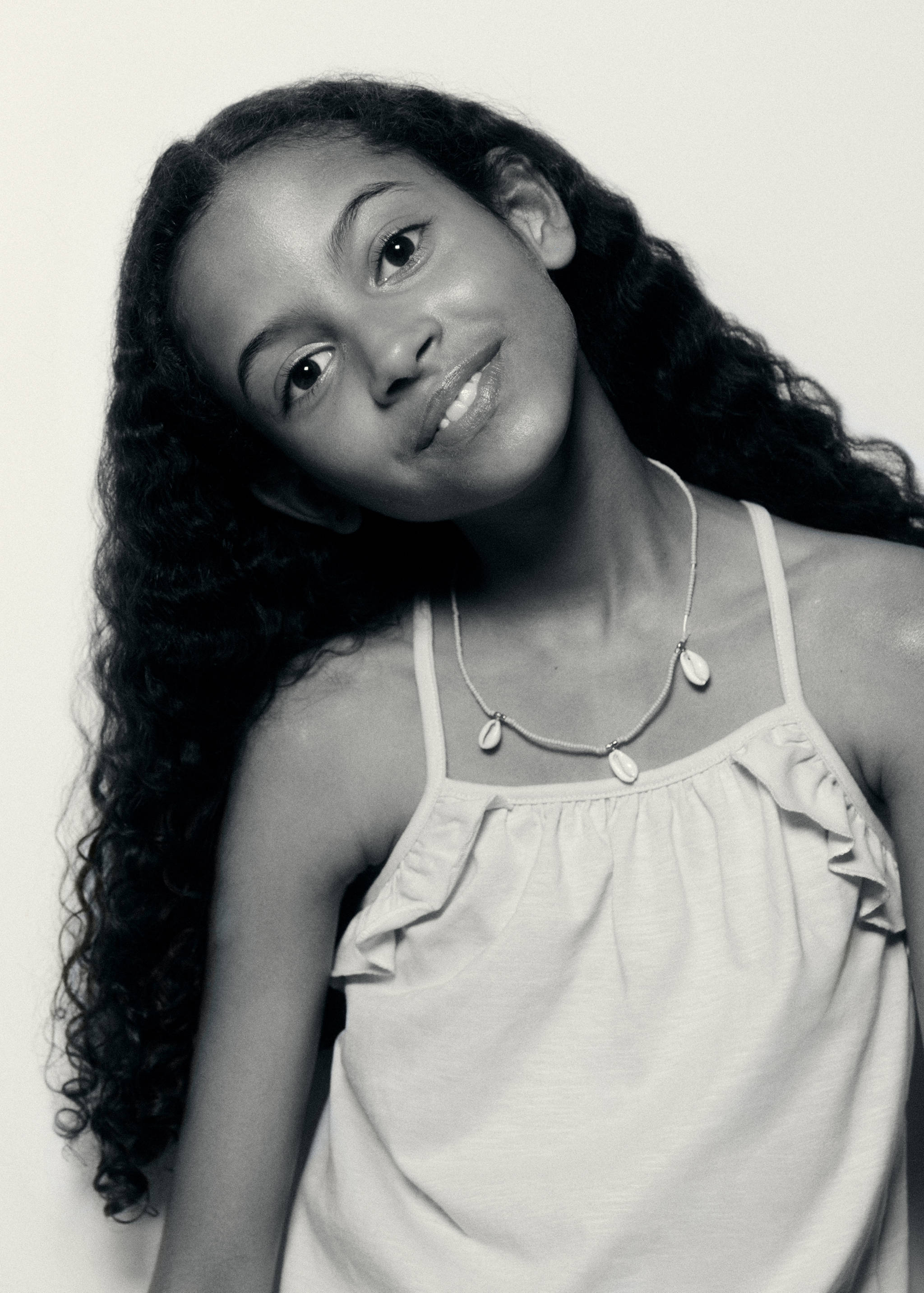 Ruffled strap t-shirt - Details of the article 6