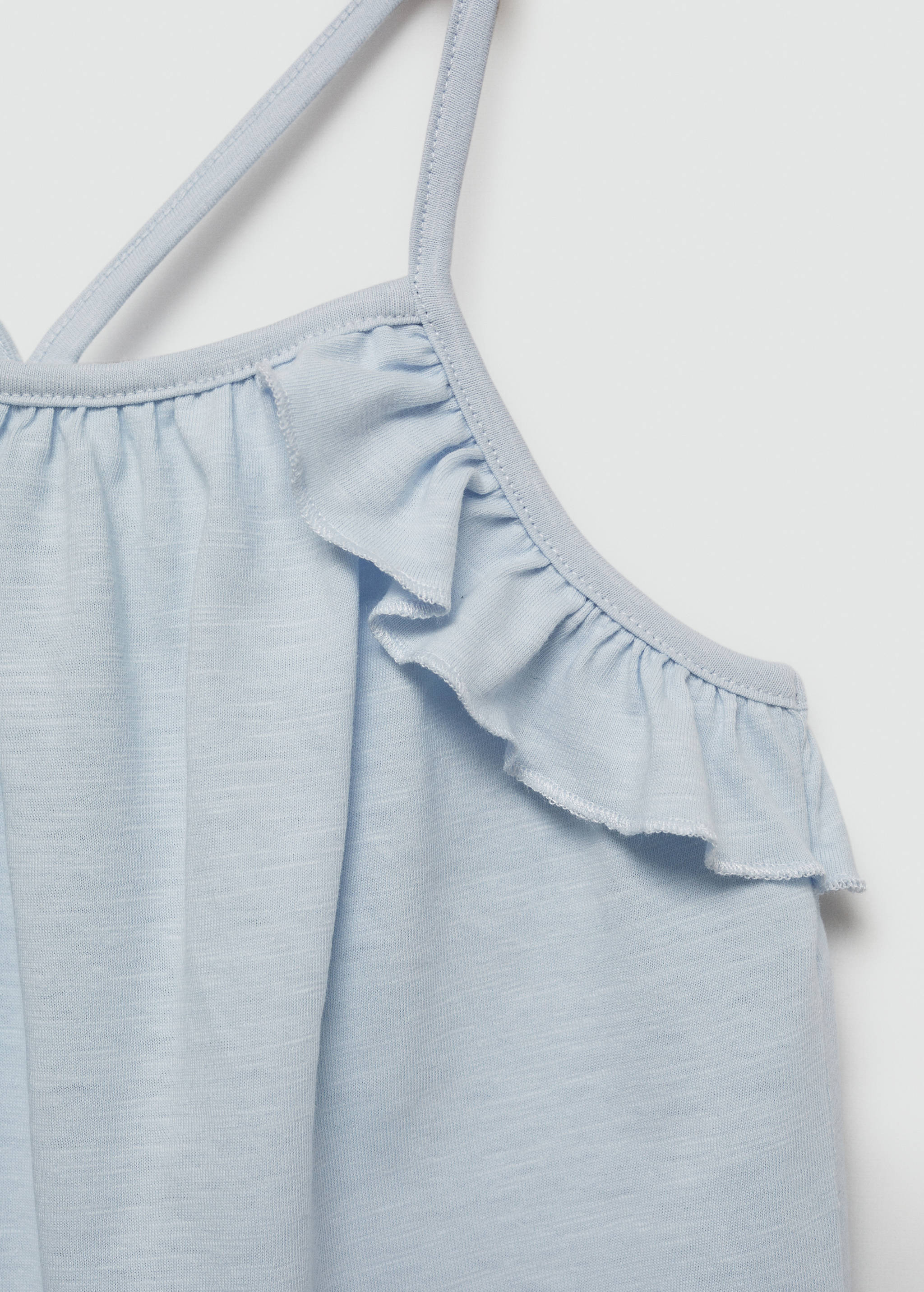 Ruffled strap t-shirt - Details of the article 8