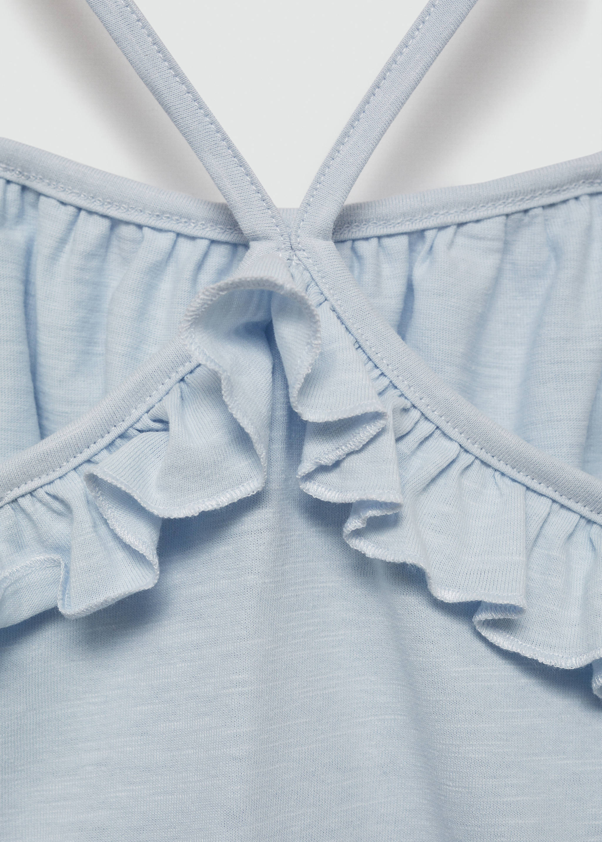 Ruffled strap t-shirt - Details of the article 0