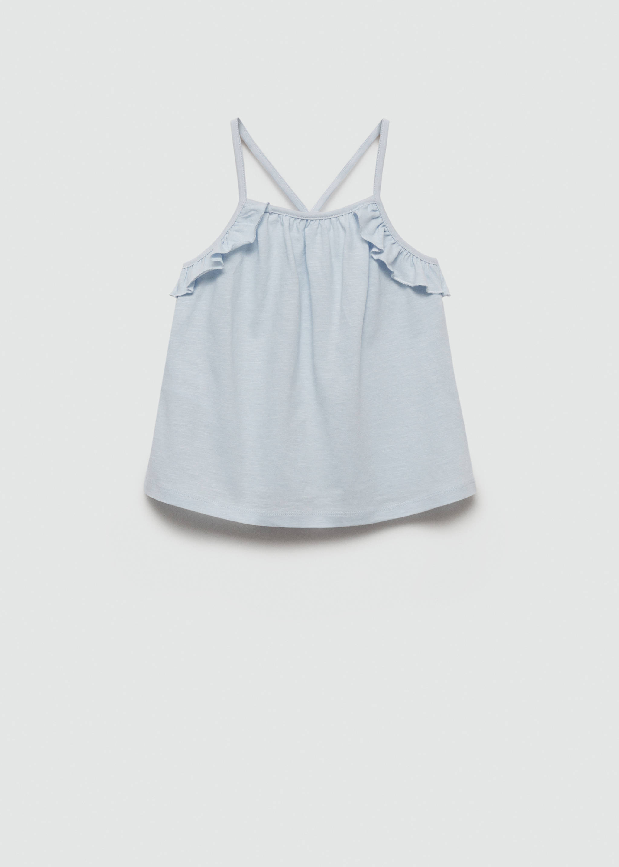 Ruffled strap t-shirt - Article without model