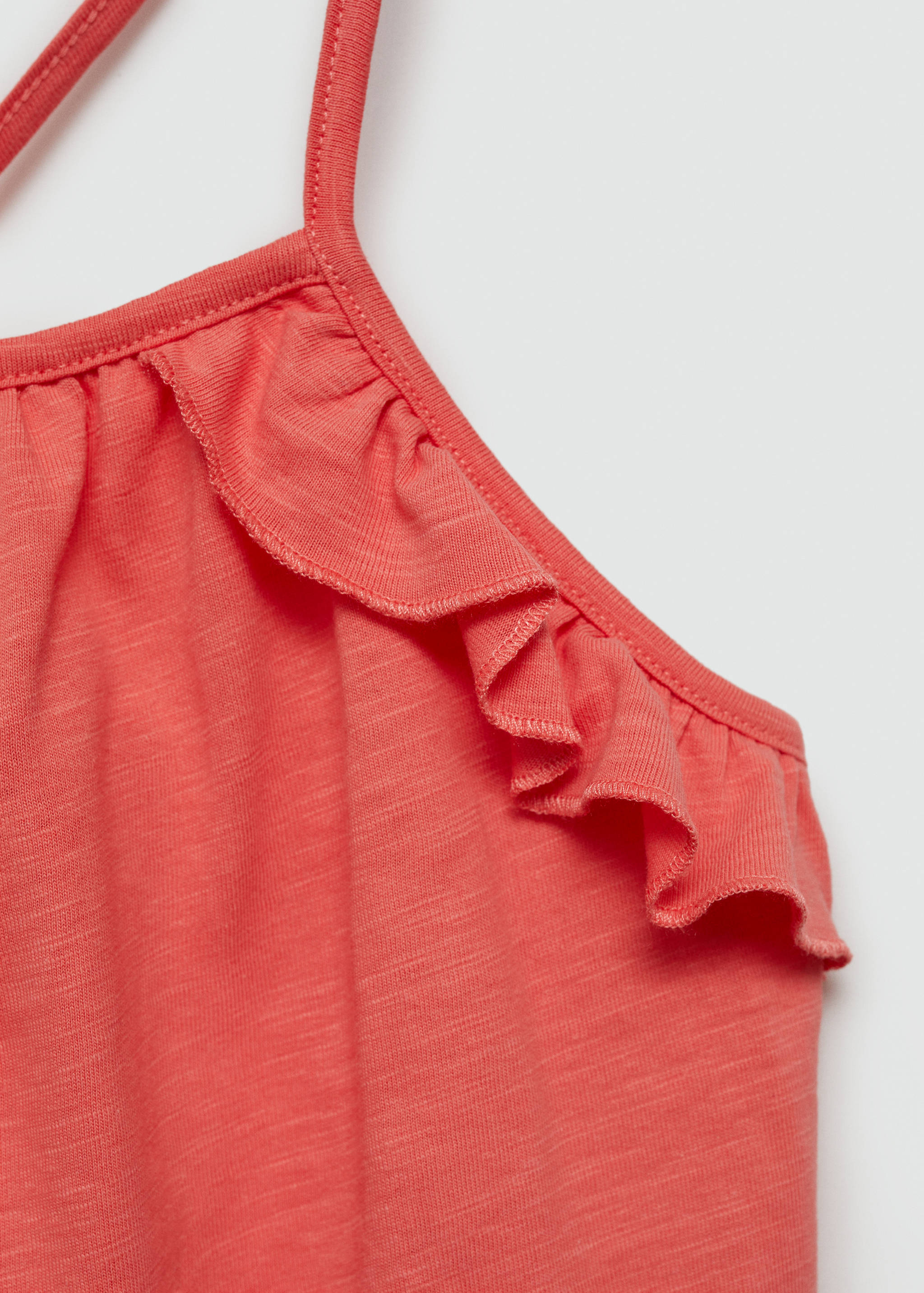 Ruffled strap t-shirt - Details of the article 8