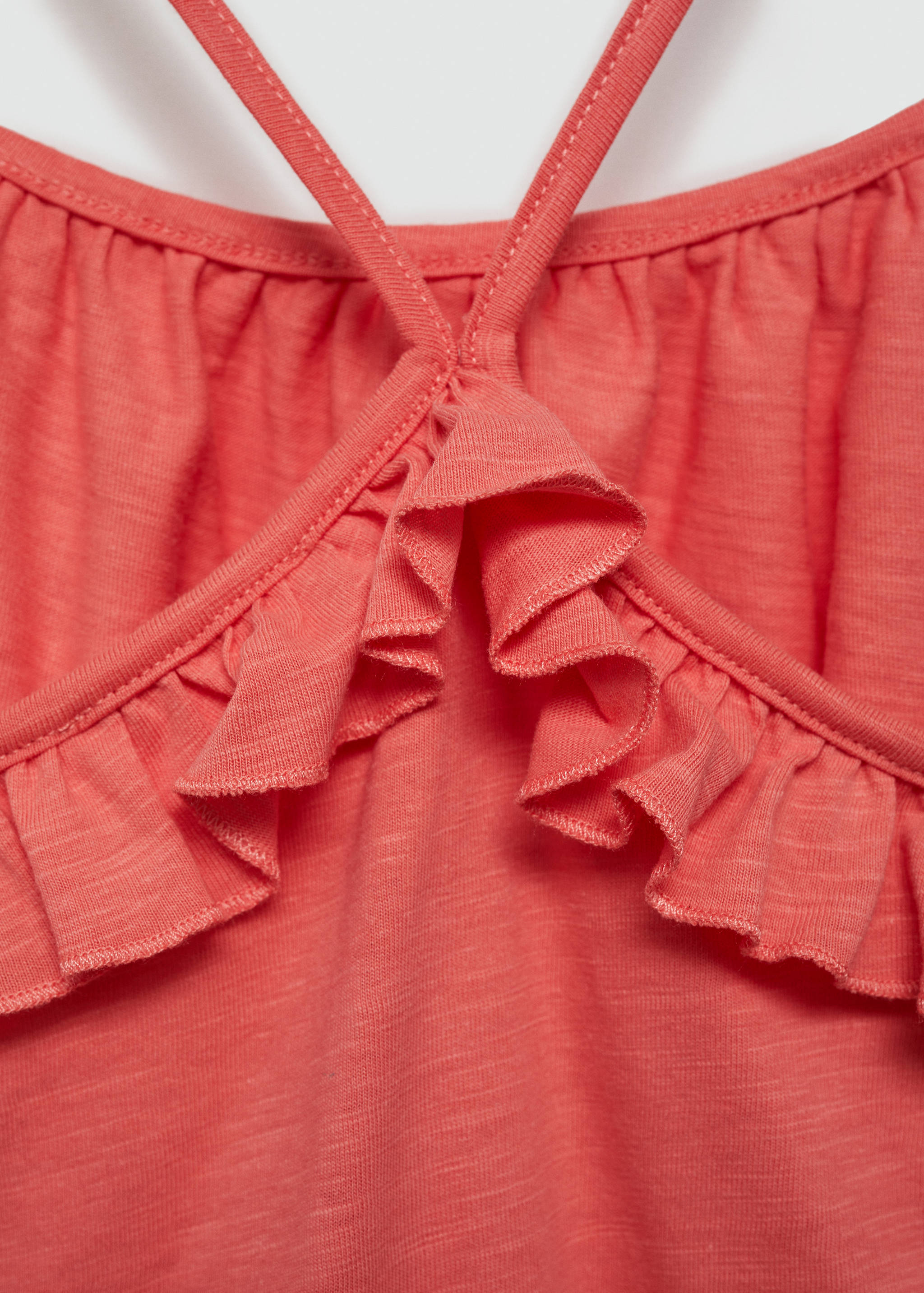 Ruffled strap t-shirt - Details of the article 0