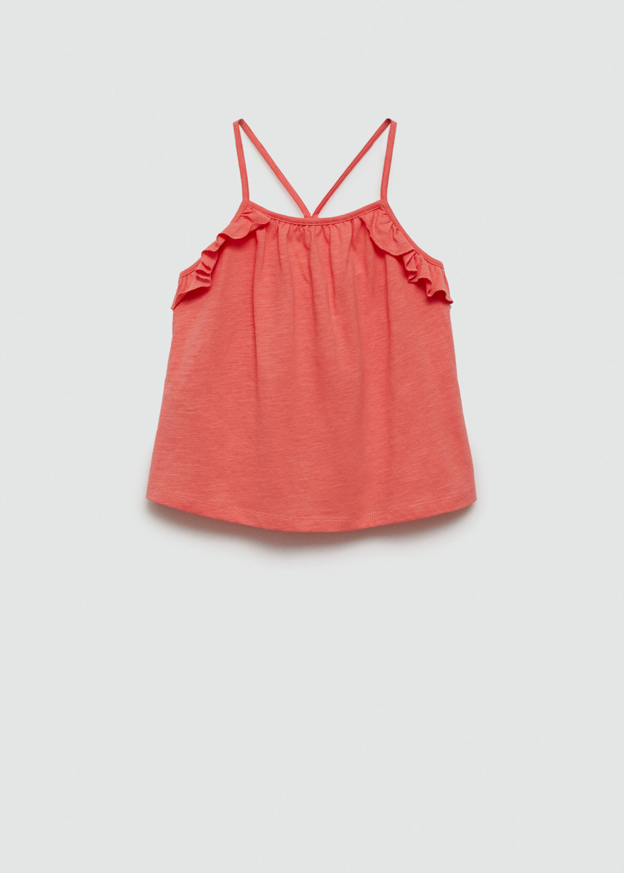 Ruffled strap t-shirt - Article without model
