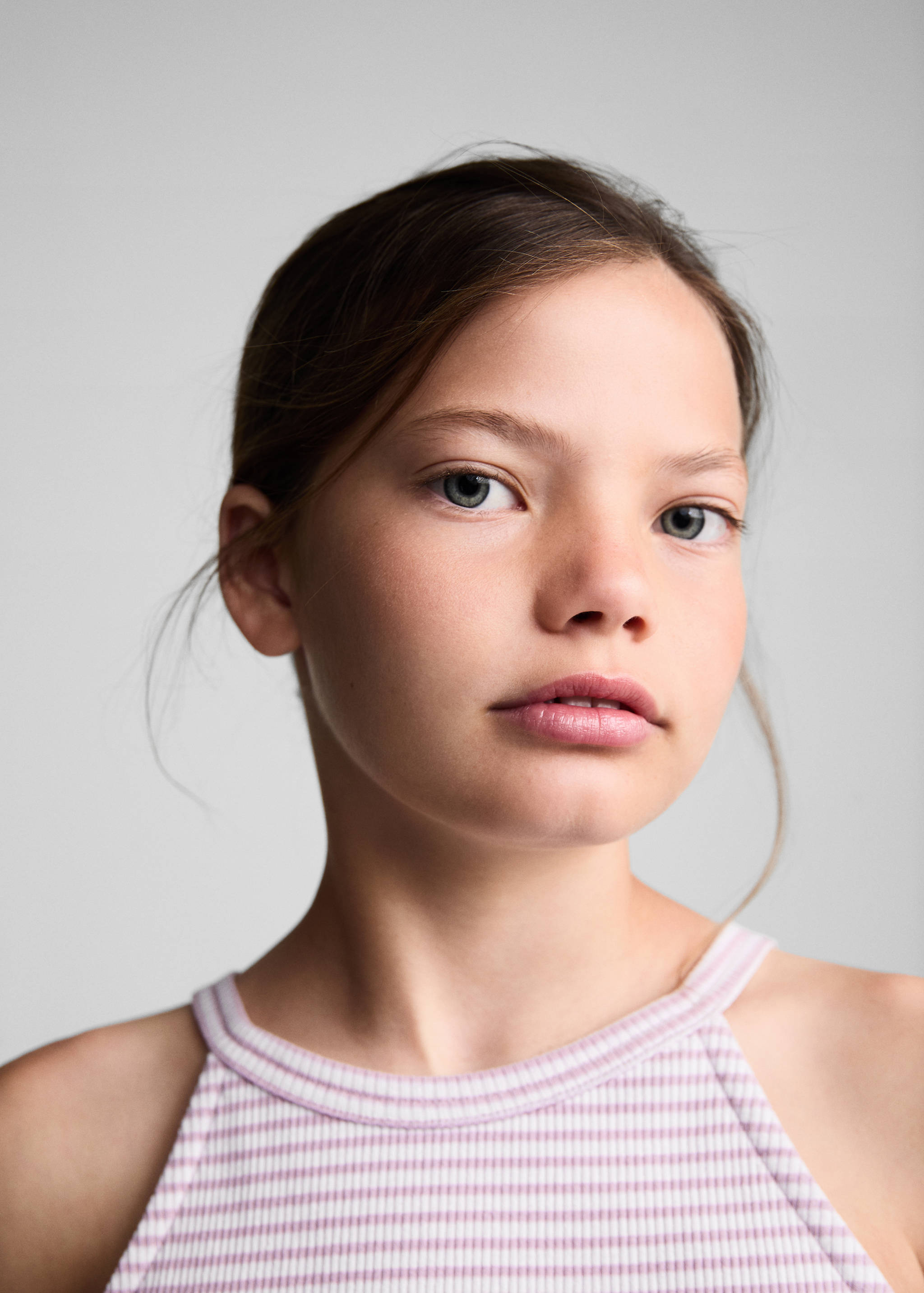 T-shirt bretelles à rayures - Détail de l'article 1