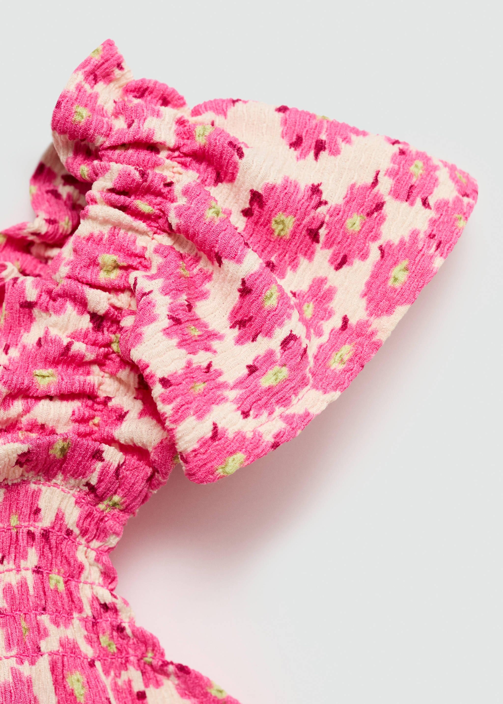 Floral gathered t-shirt - Details of the article 8