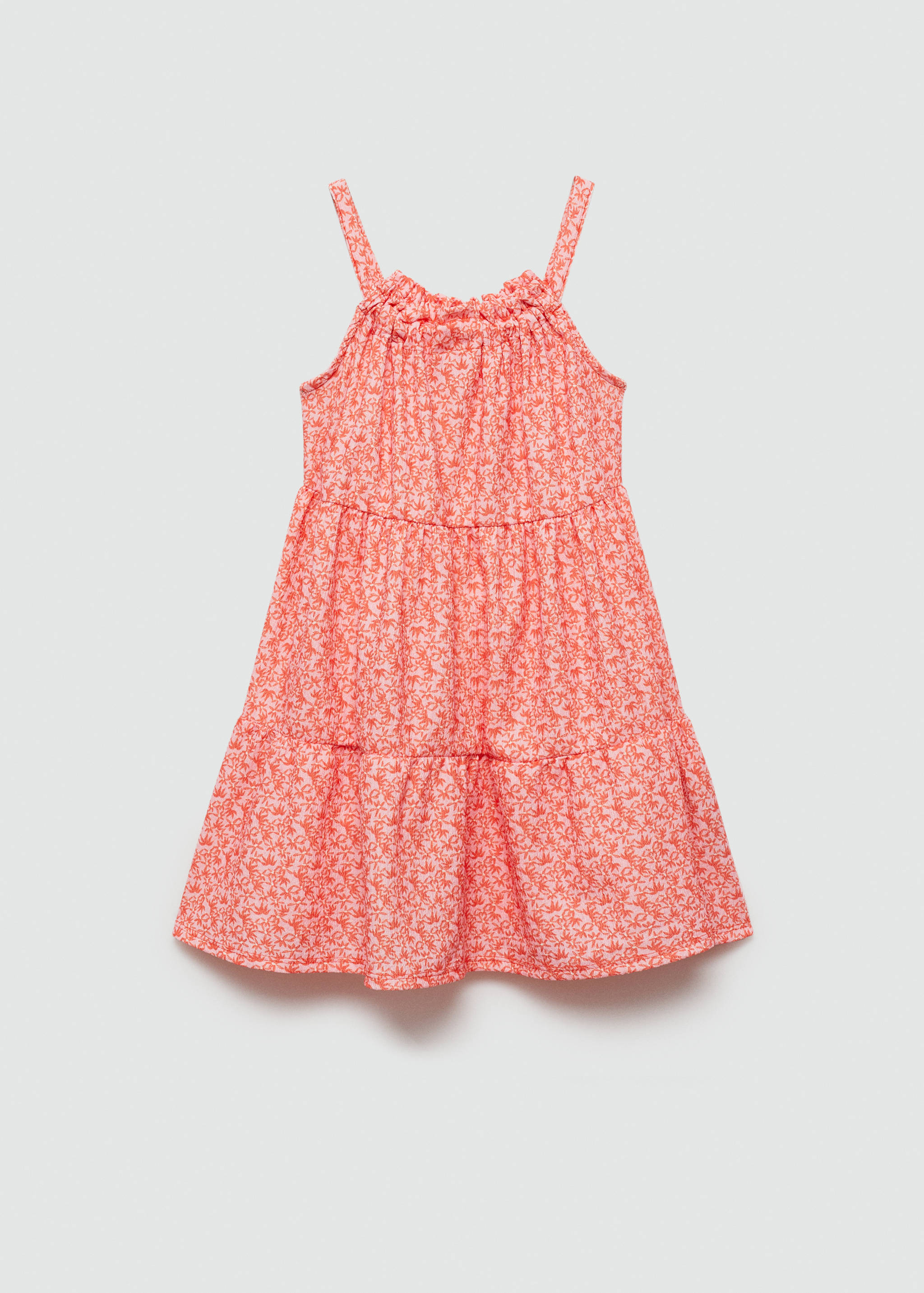 Bedrucktes Rüschenkleid - Rückseite des Artikels