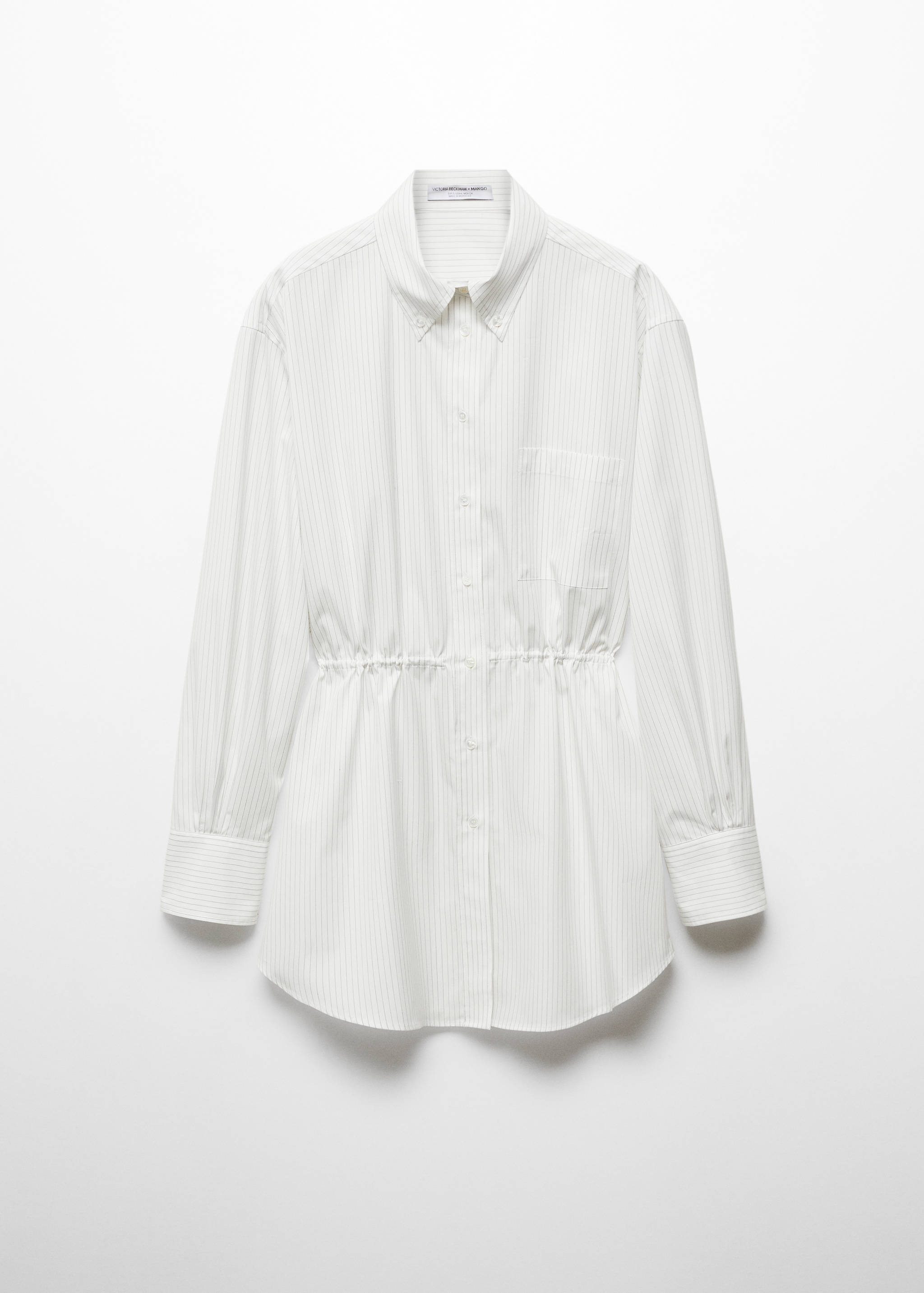 Shirt with gathered back opening - Article without model