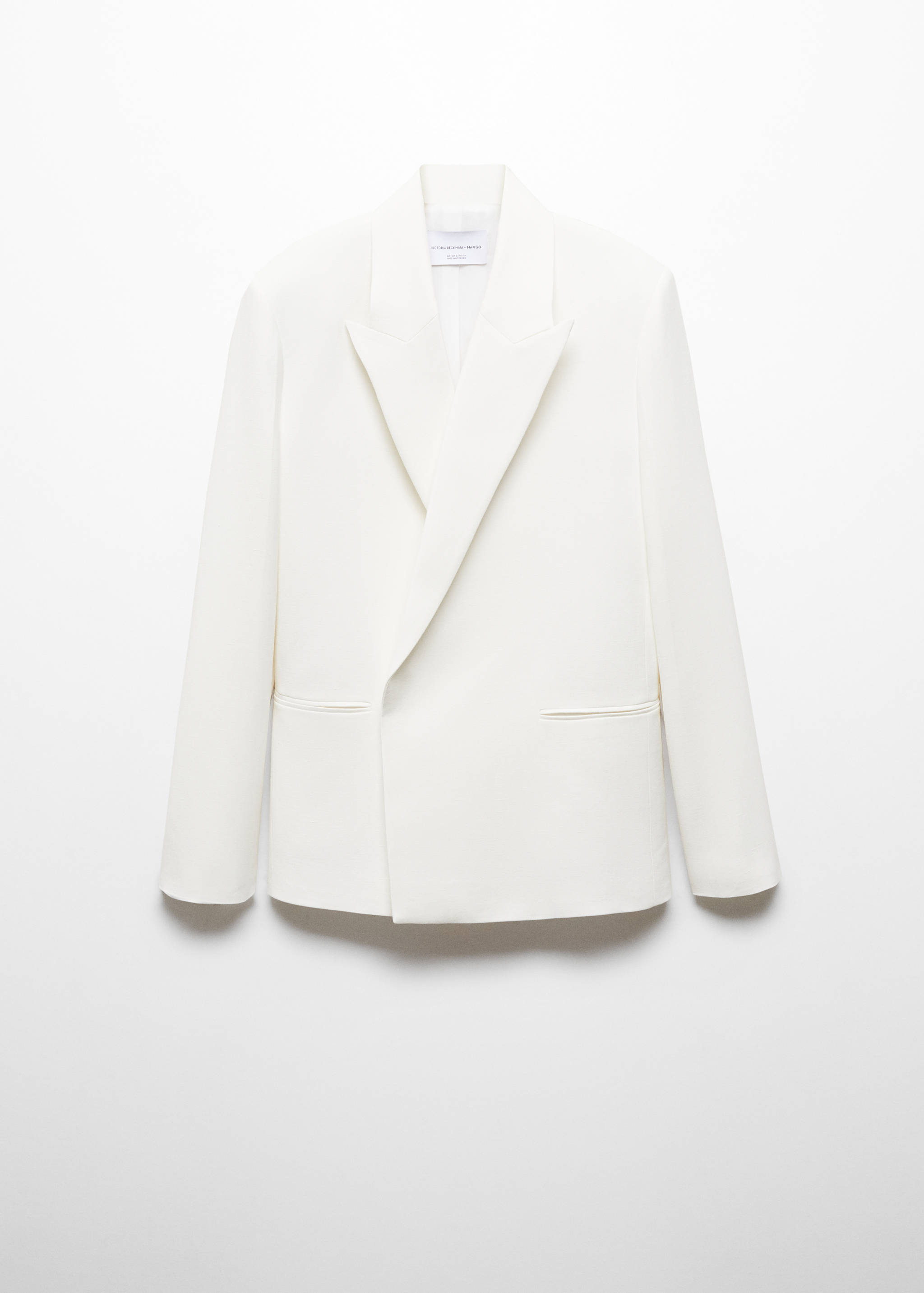 Suit jacket with adjustable back strap - Article without model