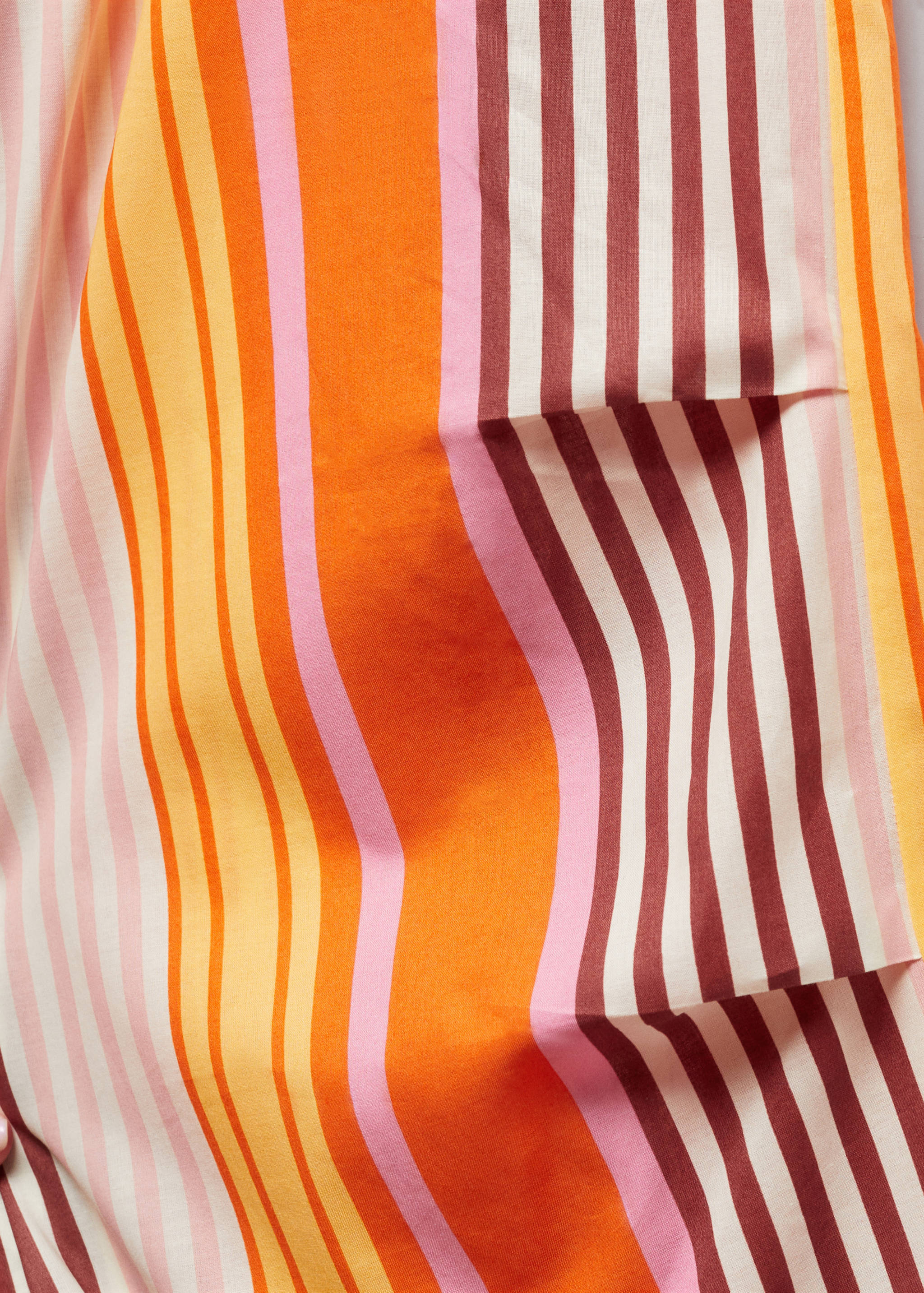 Parachute trousers with striped print - Details of the article 8