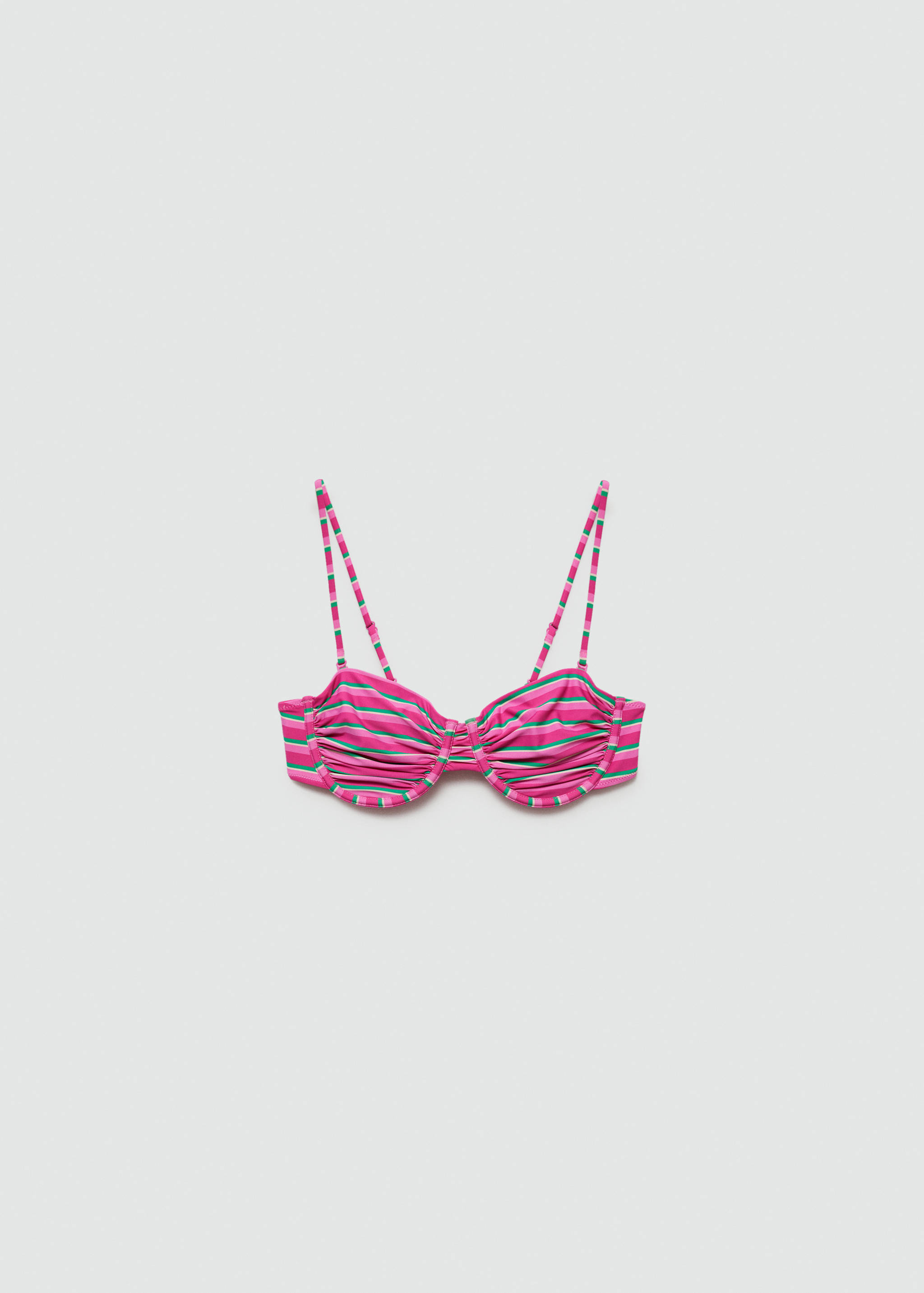 Stripe-print bikini top - Article without model