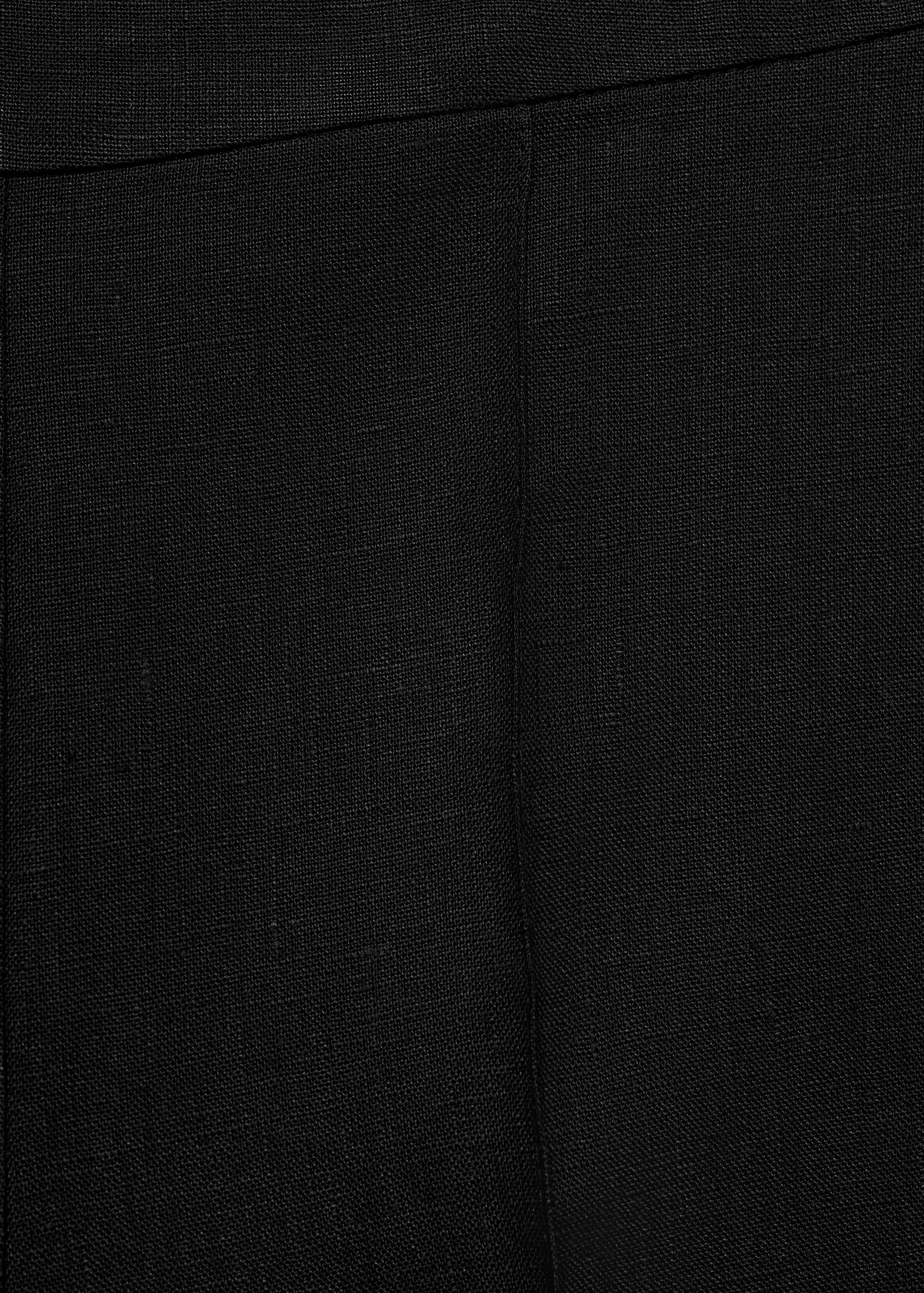 100% linen pants with pleats - Details of the article 8