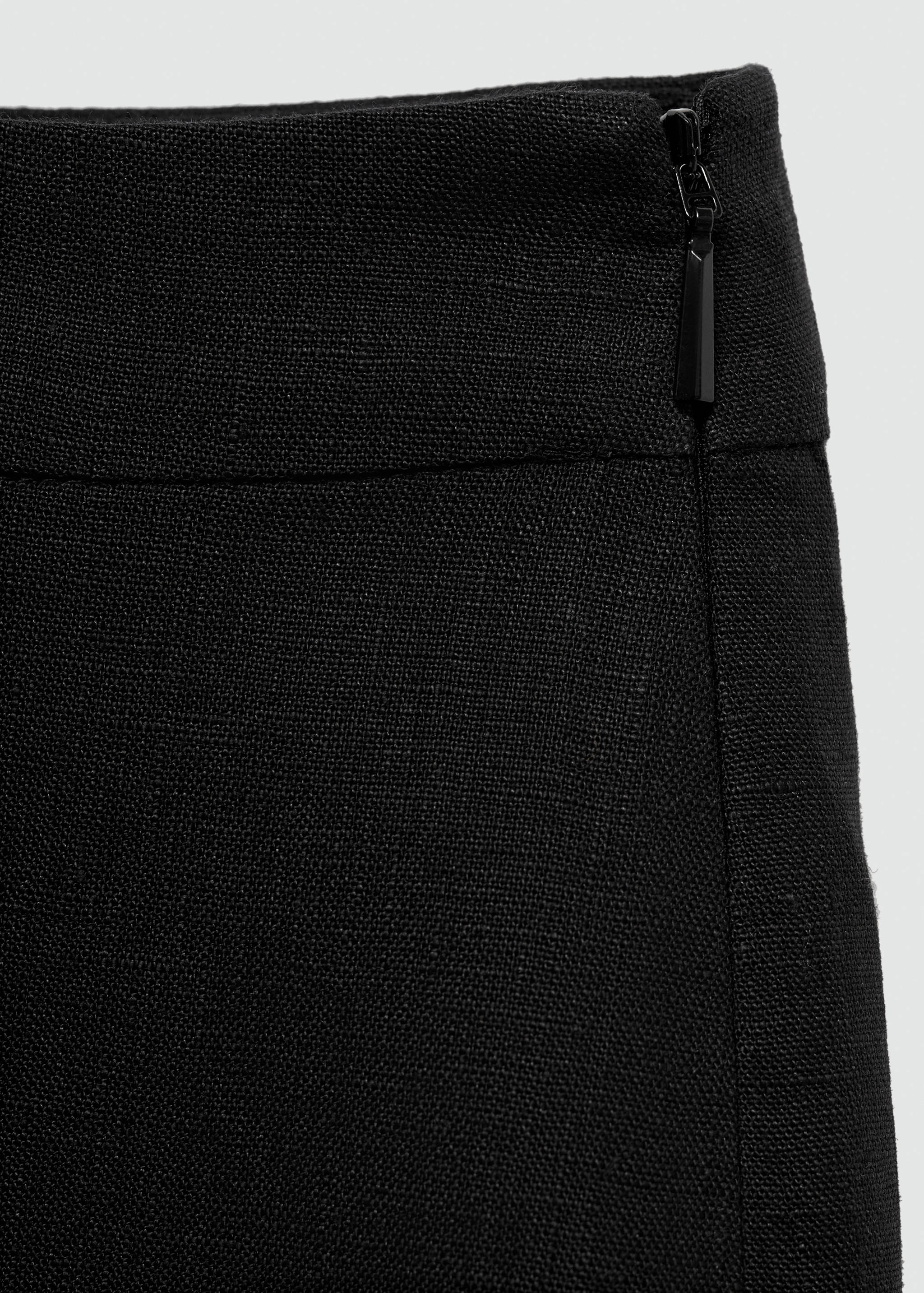 100% linen pants with pleats - Details of the article 0