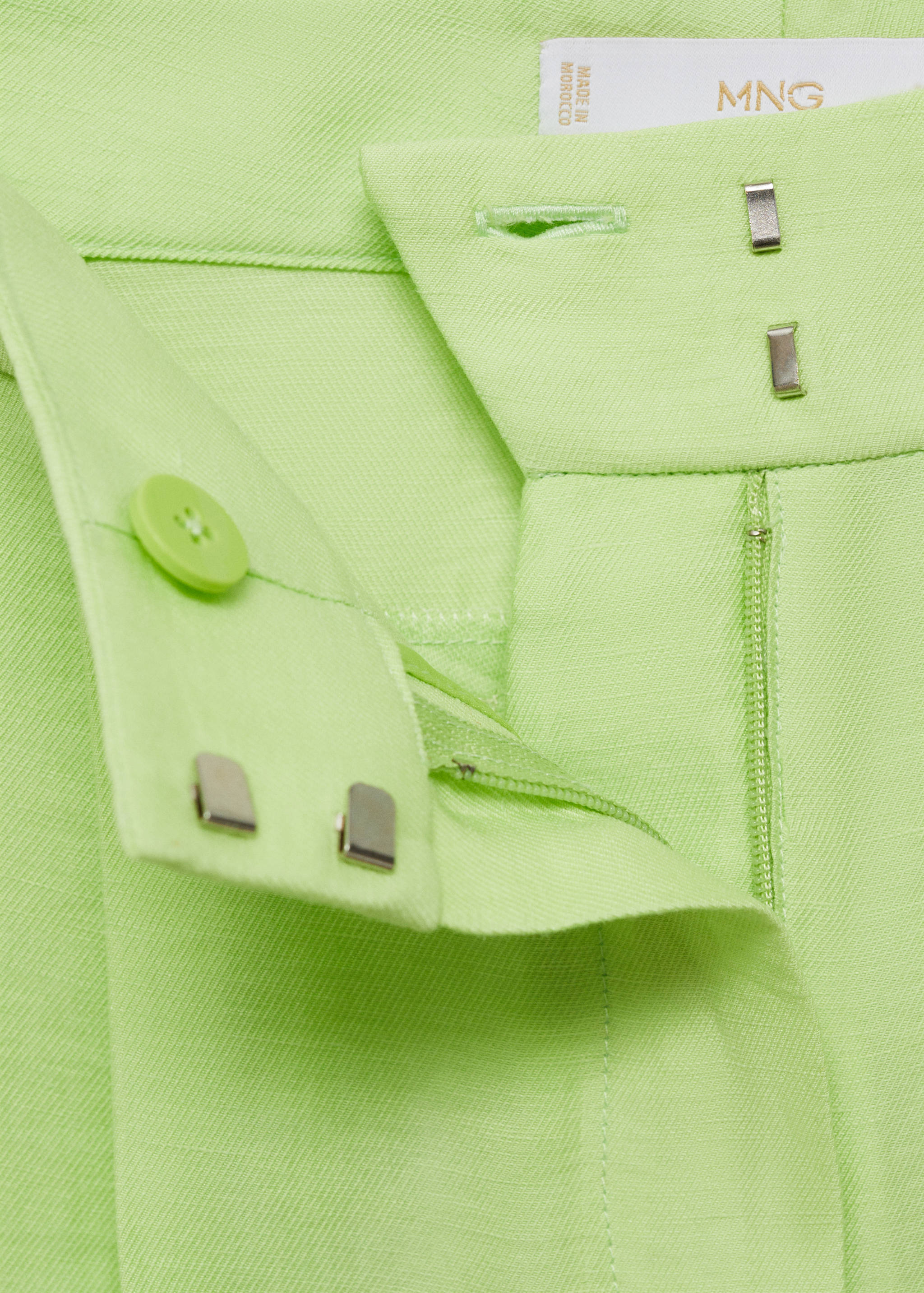 Pantalón lino wide leg - Detalle del artículo 0