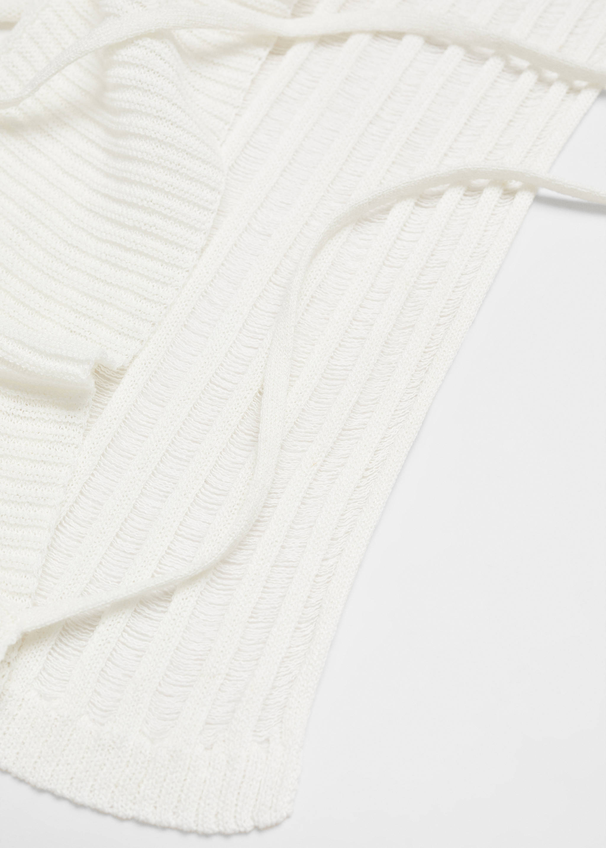 Double-breasted knitted waistcoat - Details of the article 8