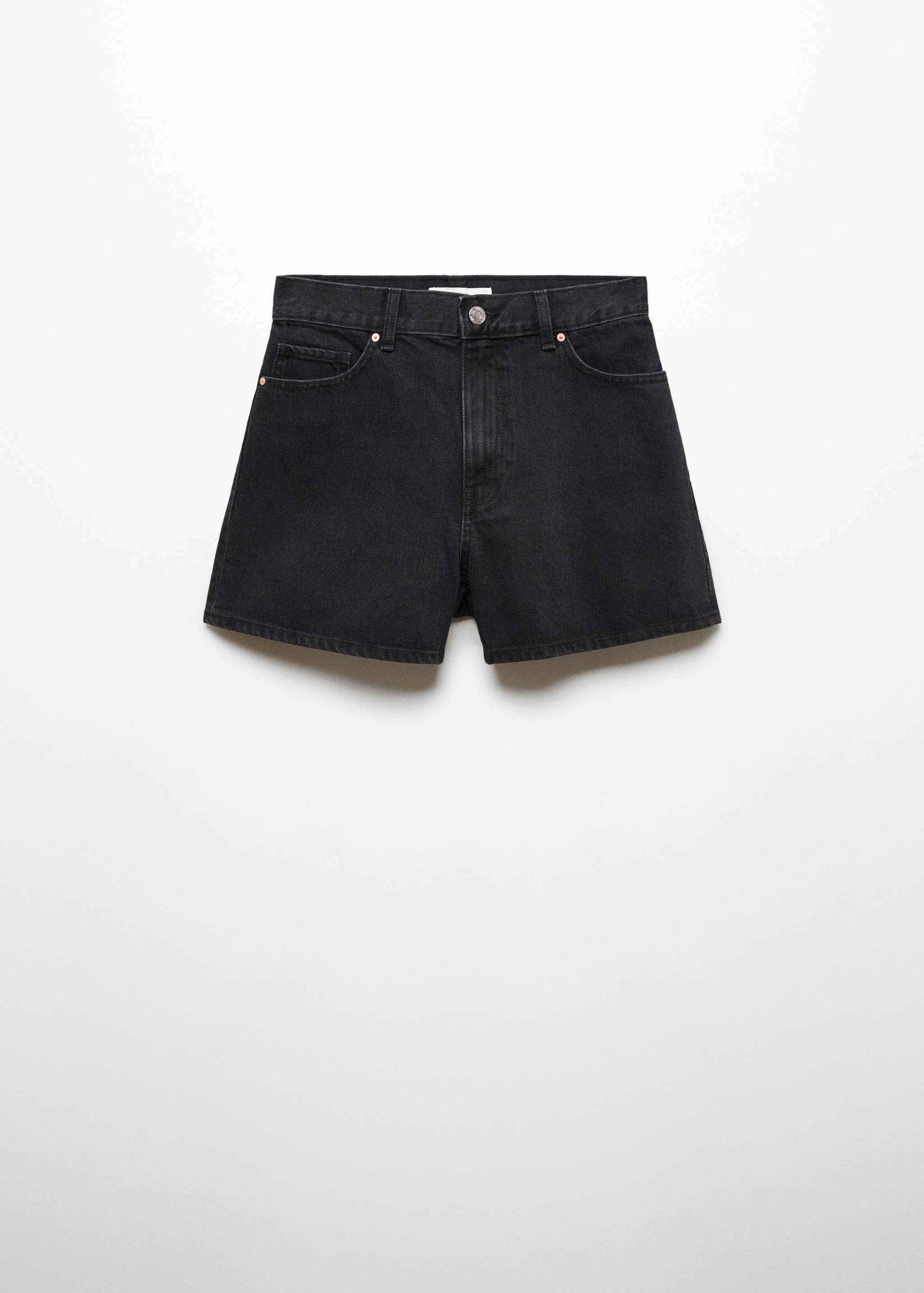 High-rise denim shorts - Article without model