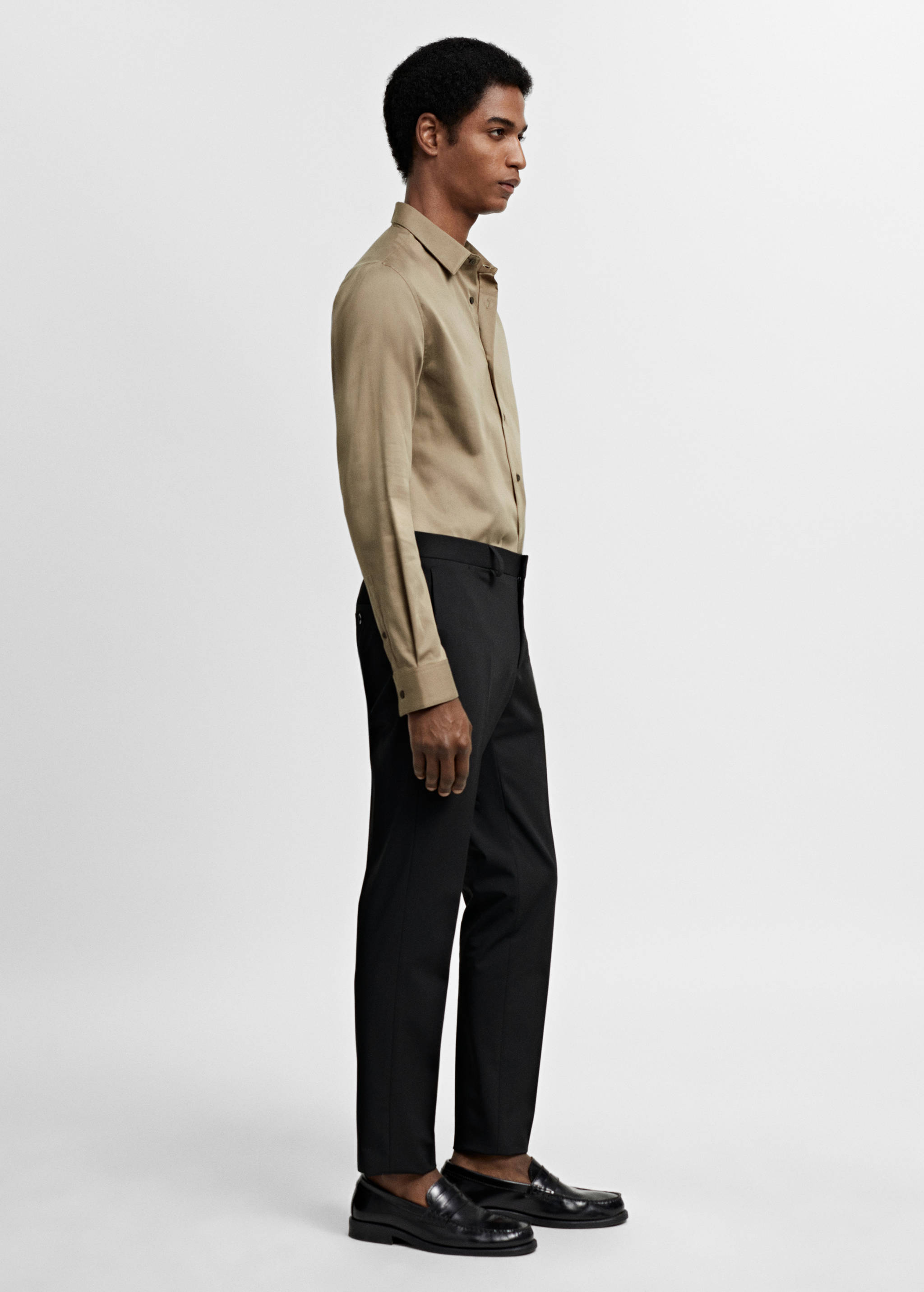 Super Slim Fit-Oberhemd aus Popeline - Detail des Artikels 2