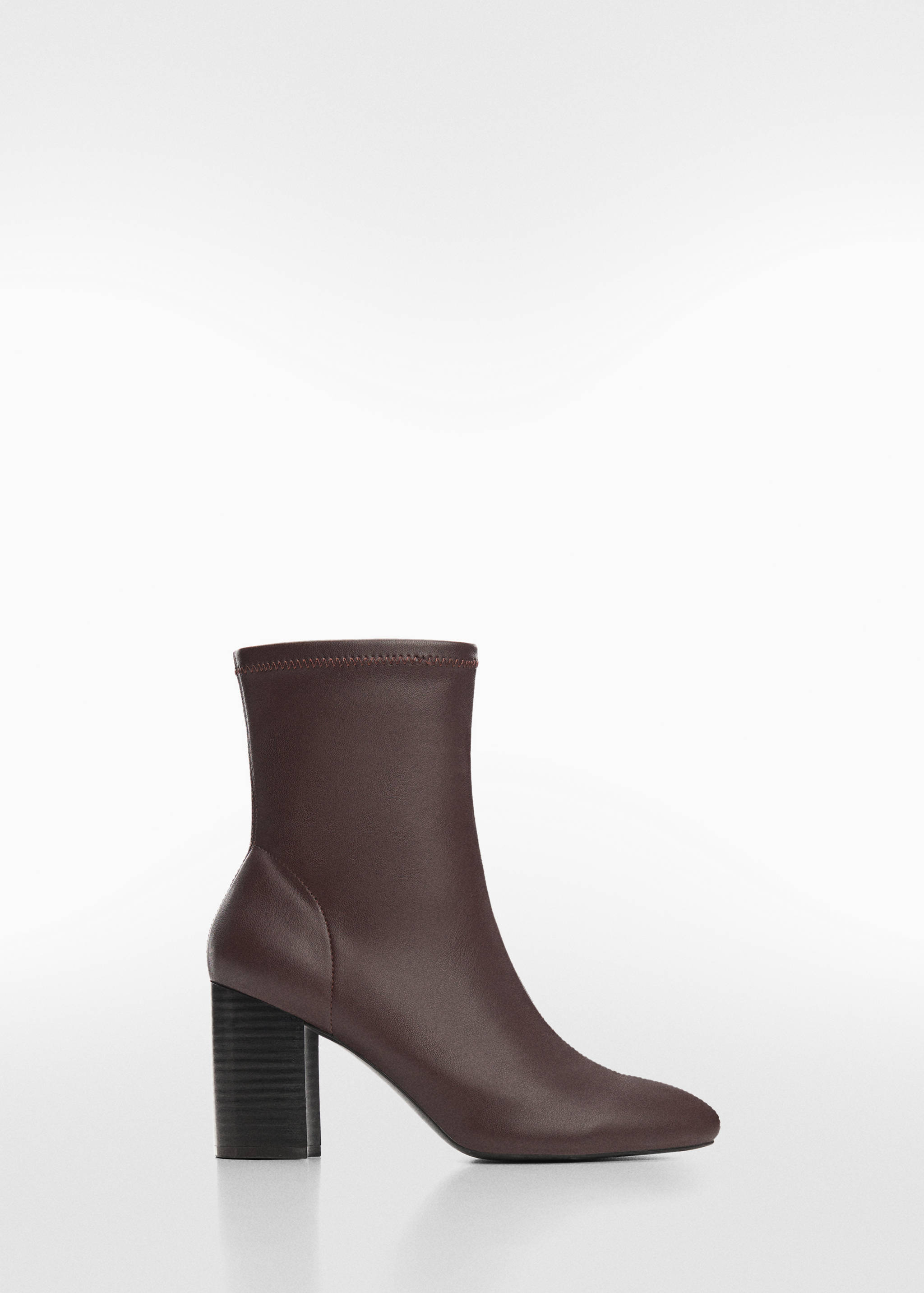 High Heel-Stiefelette mit runder Spitze - Artikel ohne Model