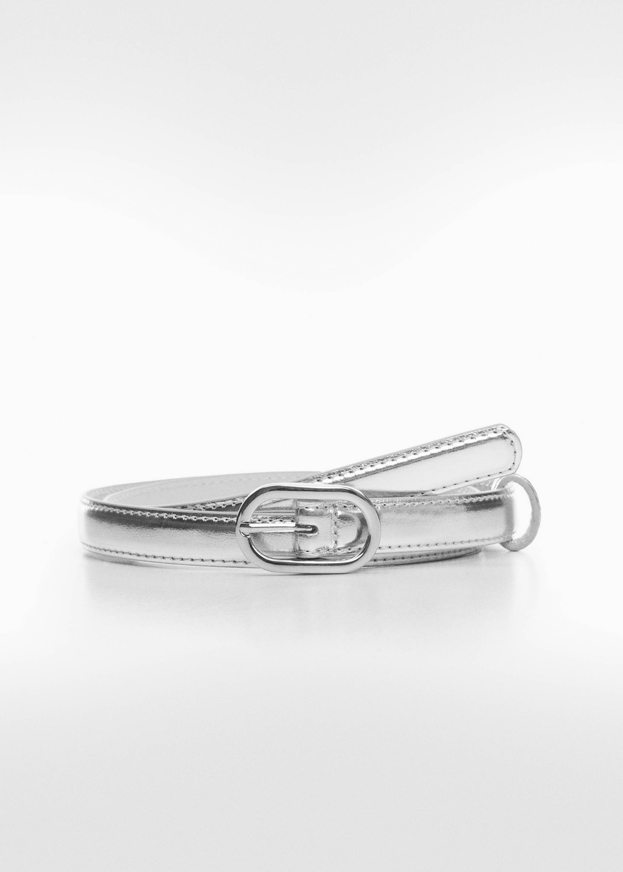 Oval buckle belt - Article without model