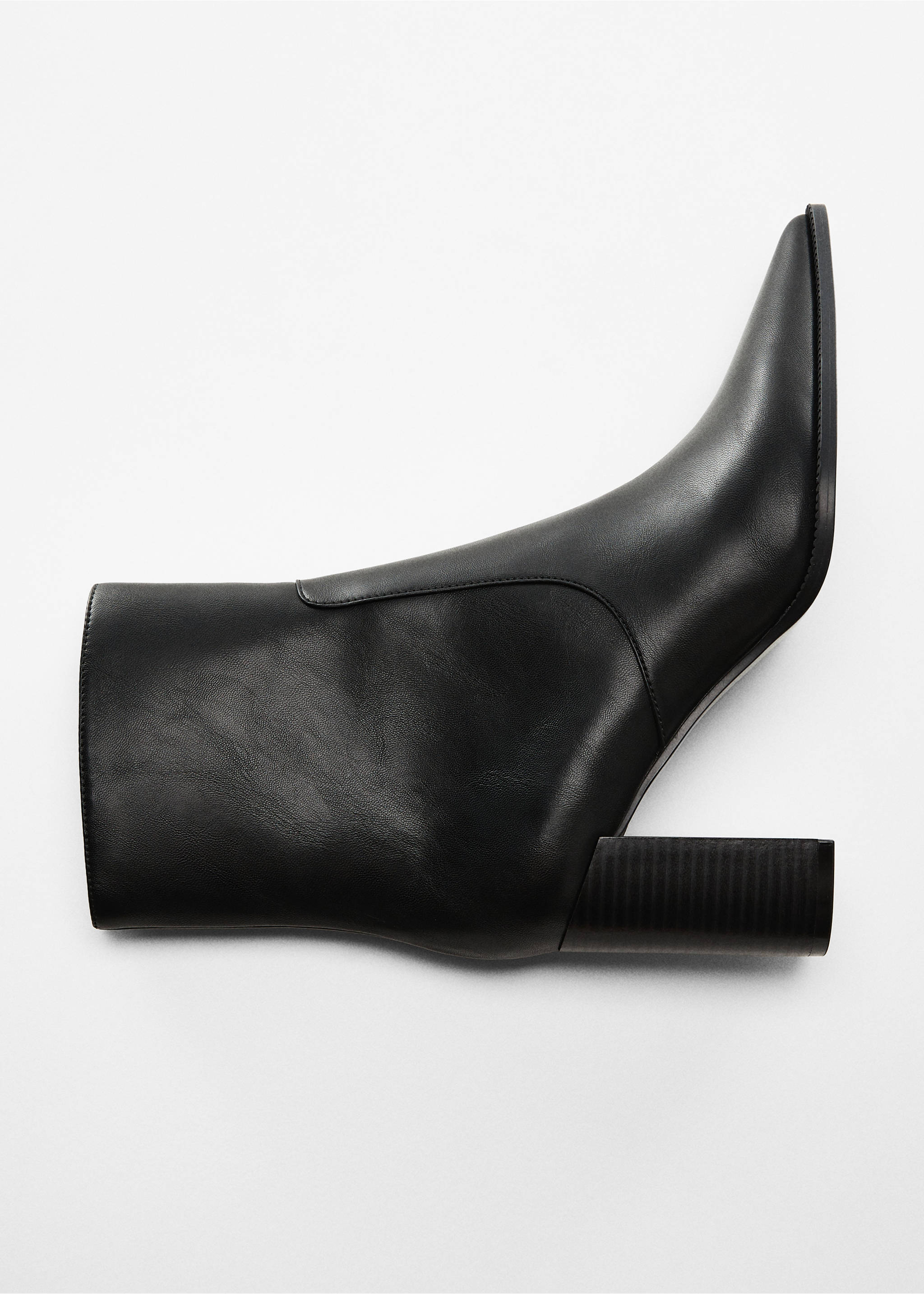 Bottines pointues à talon - Détail de l'article 5, Noir. Ref: 67050278-00.