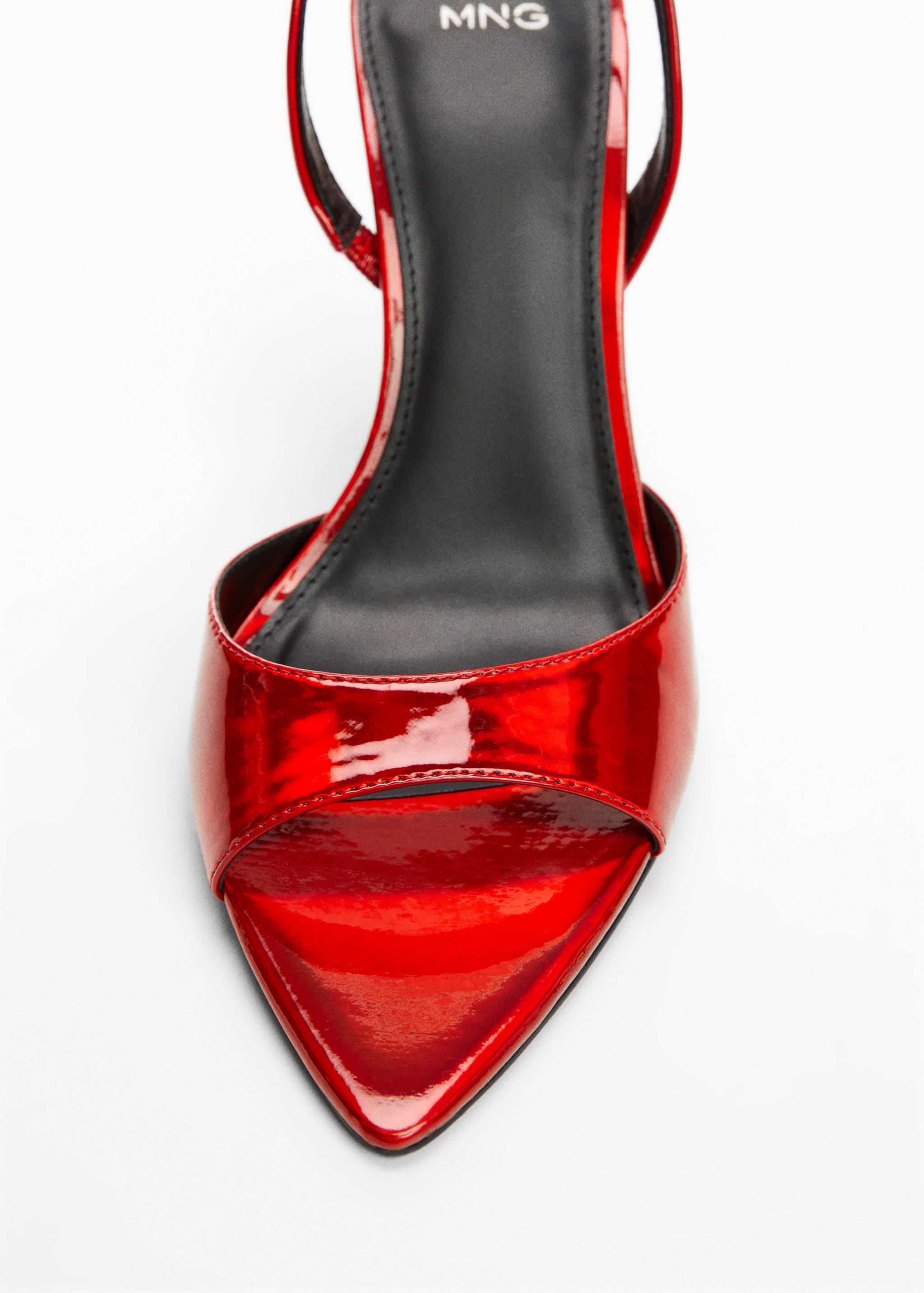Metallic heel sandals - Details of the article 2