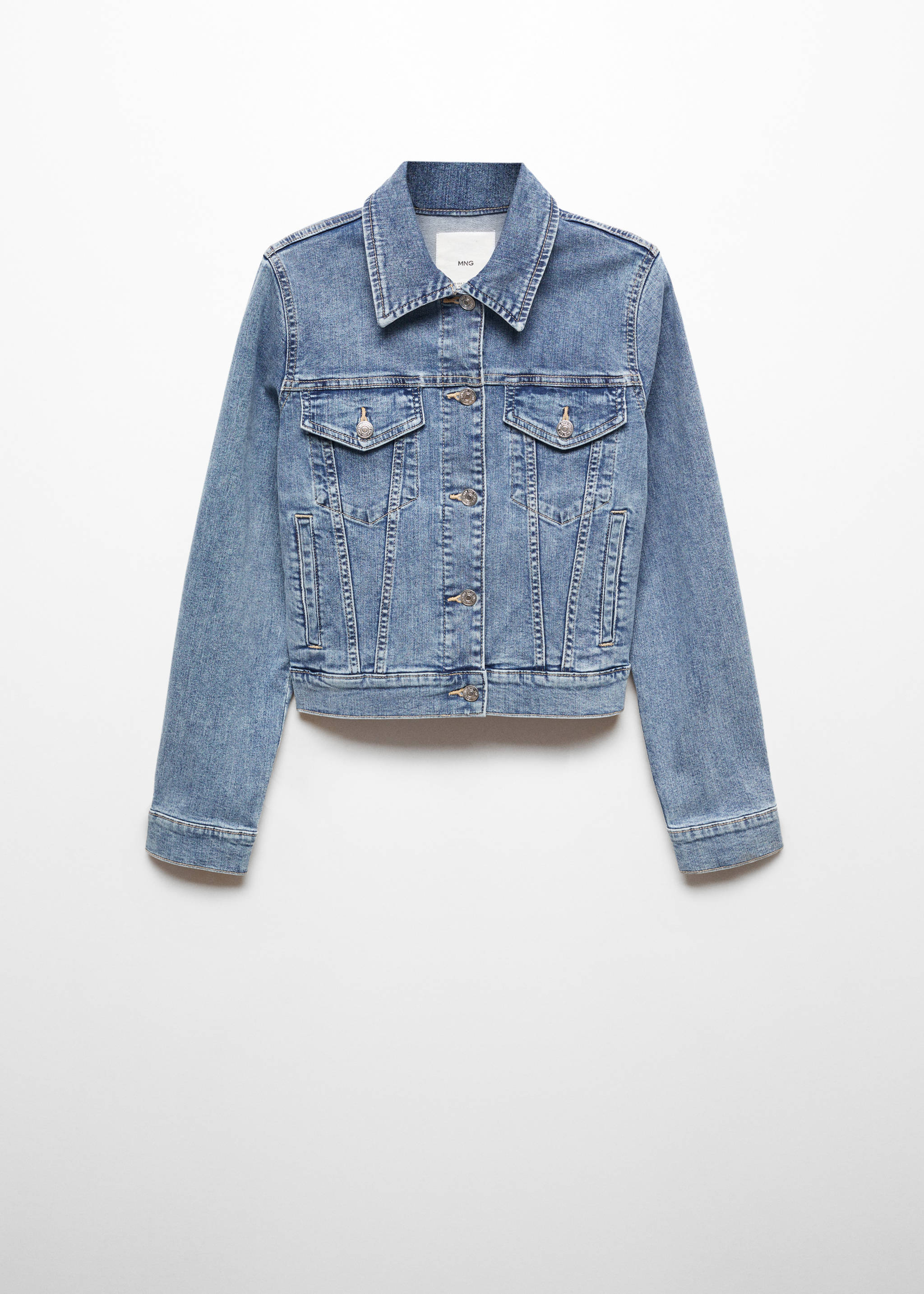 Pocketed denim jacket - Article without model