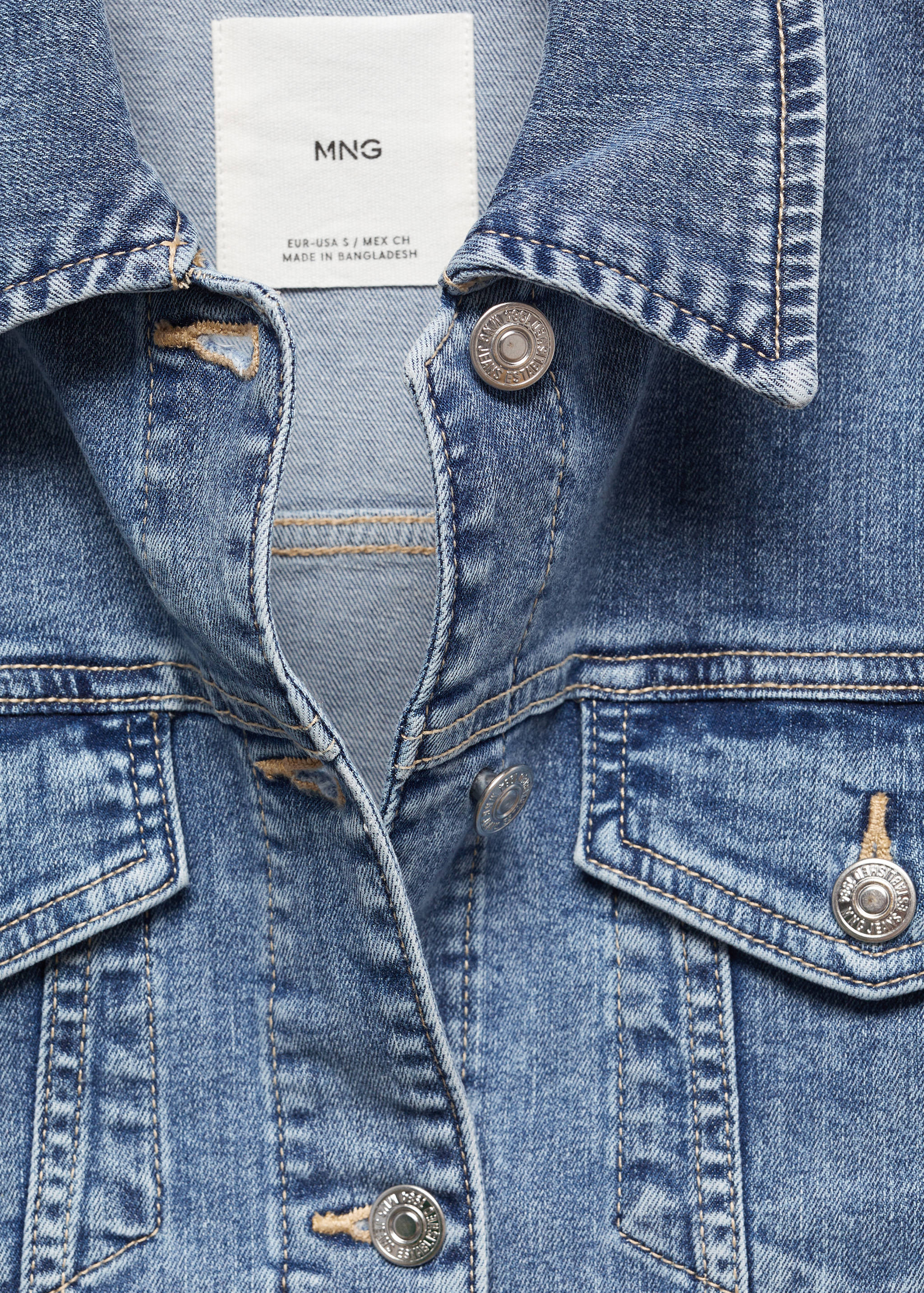 Pocketed denim jacket - Details of the article 8
