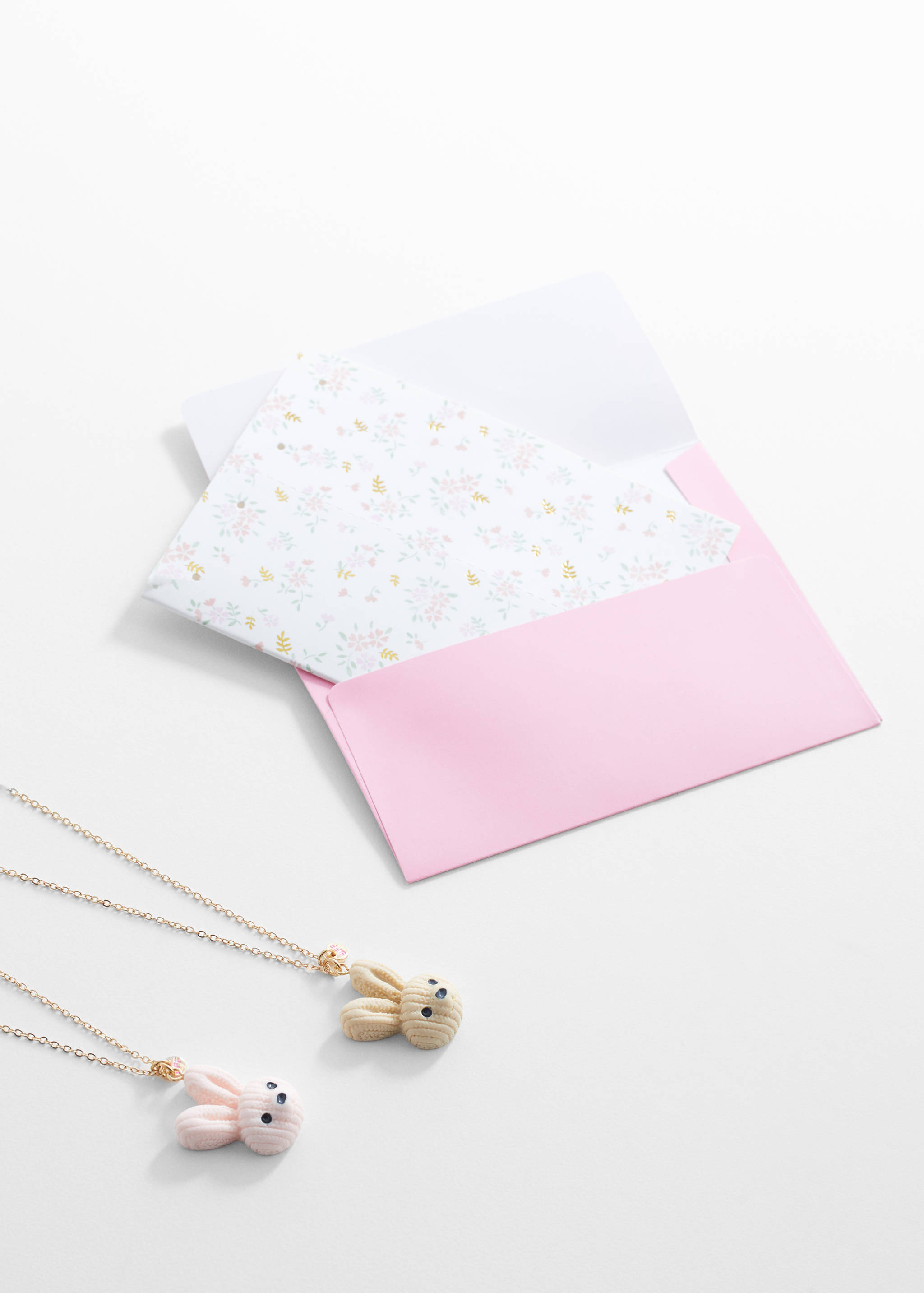 2 pack Best Friends necklace - Medium plane