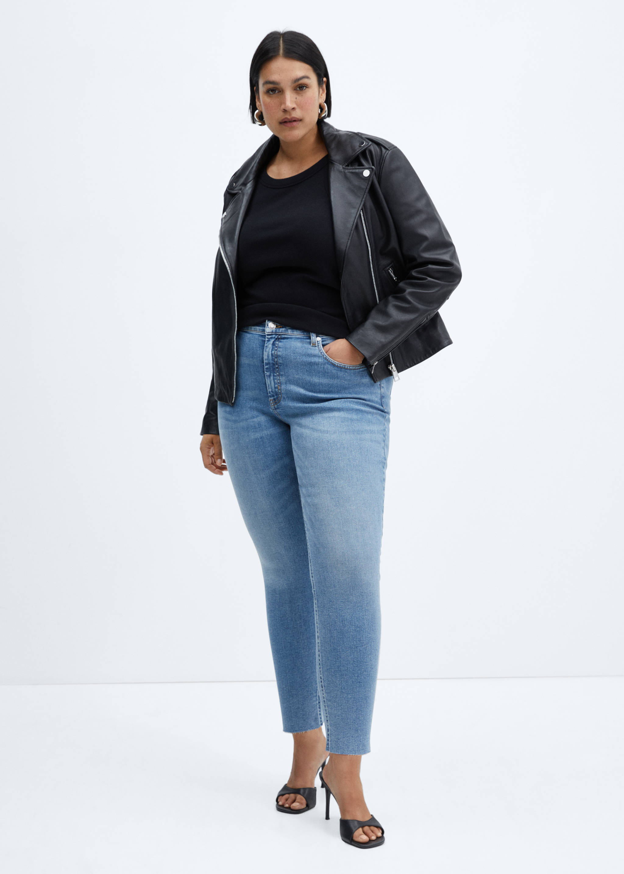 Укороченные джинсы-скинни - Деталь изделия 3