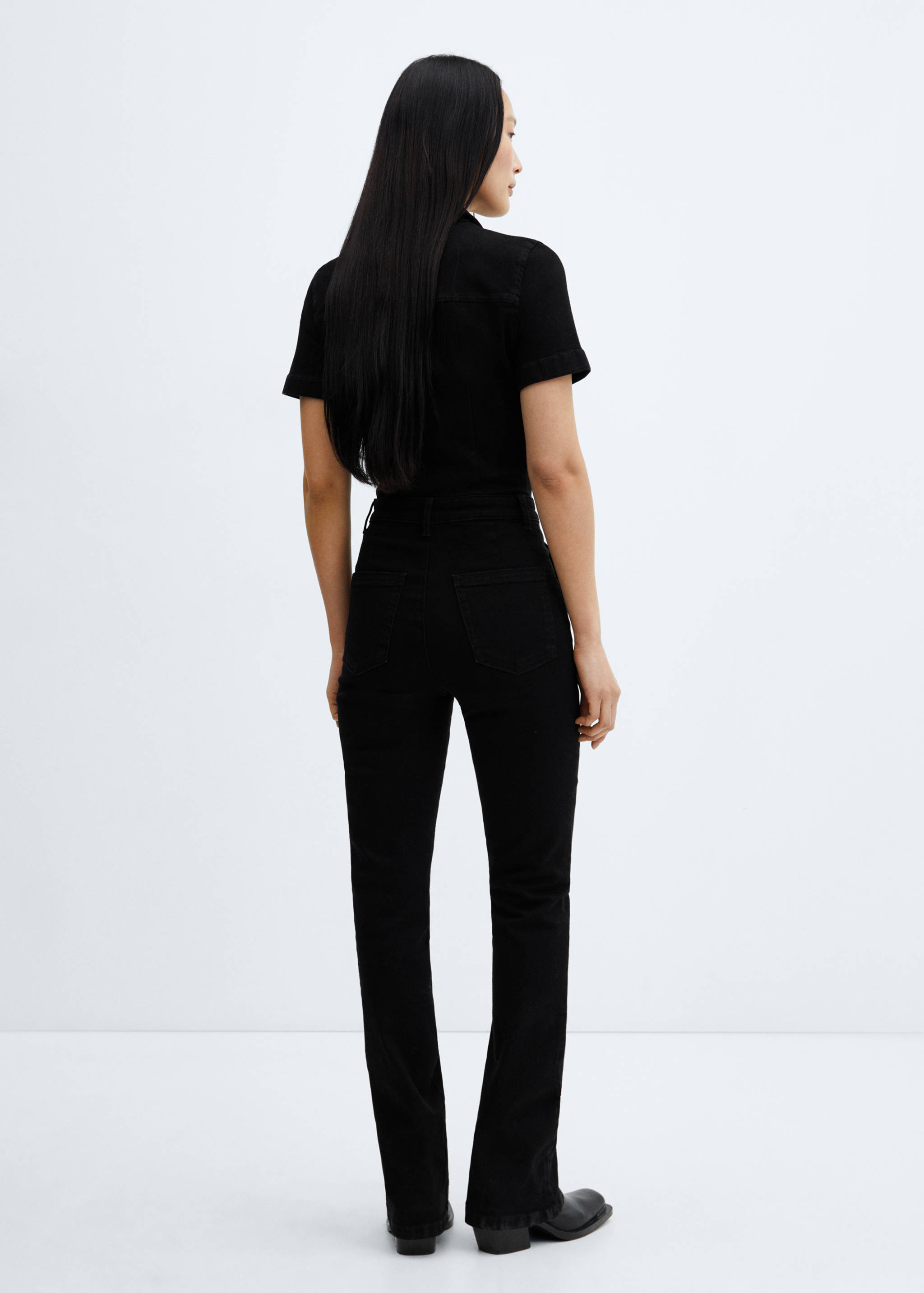 Combinaison jean fermeture Éclair - Verso de l’article