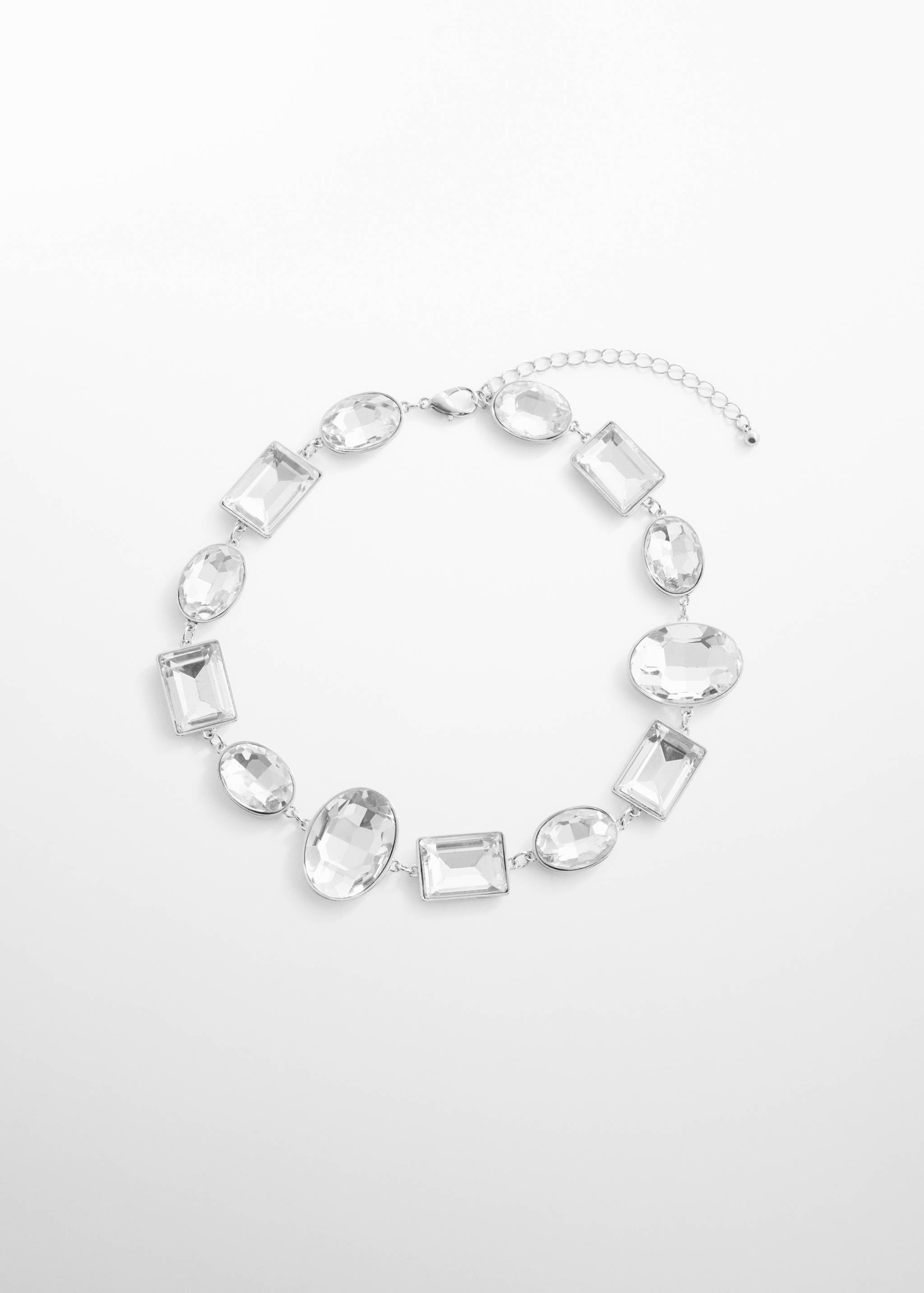 Faceted crystal necklace - Article without model