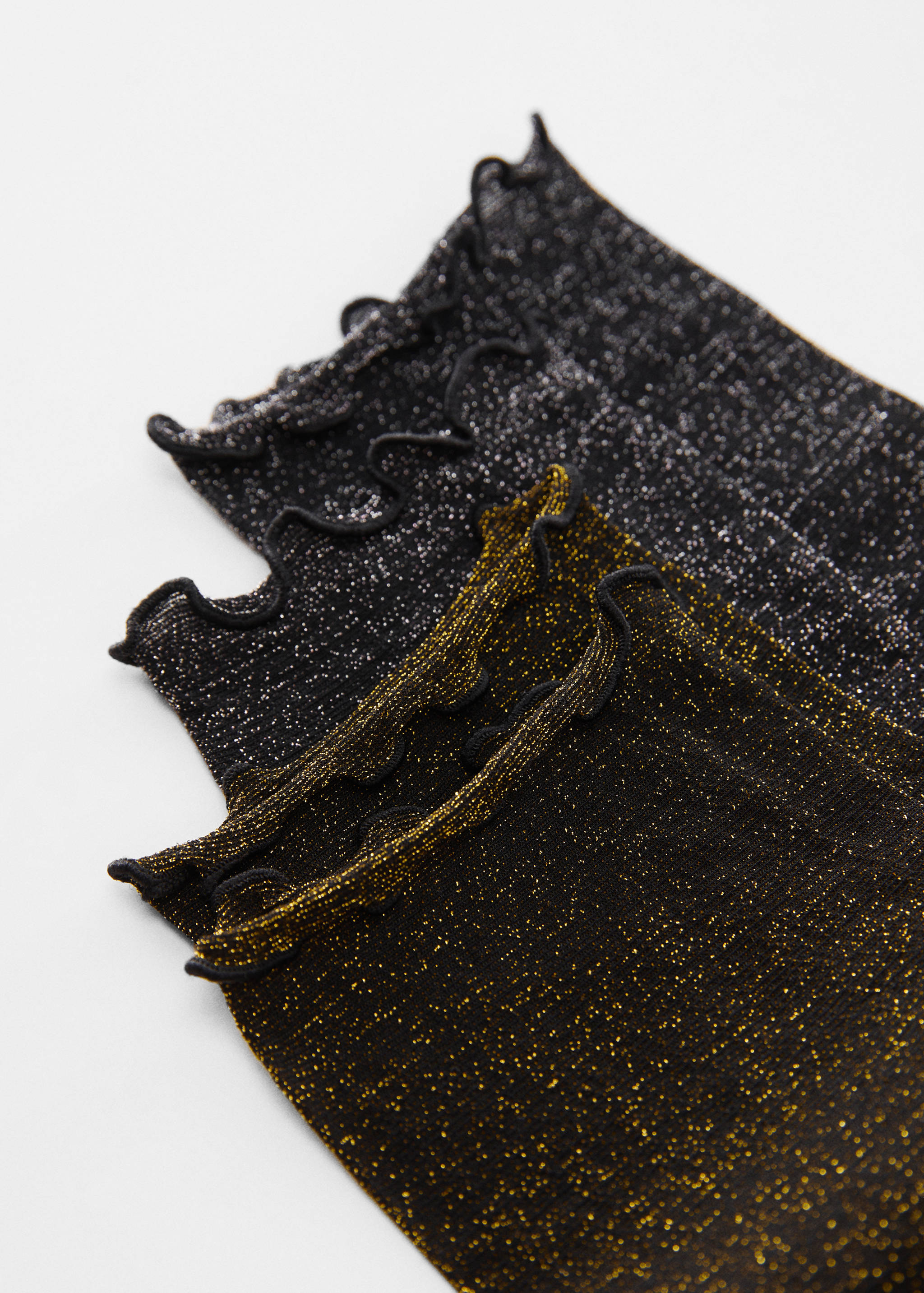 Lurex socks - Medium plane