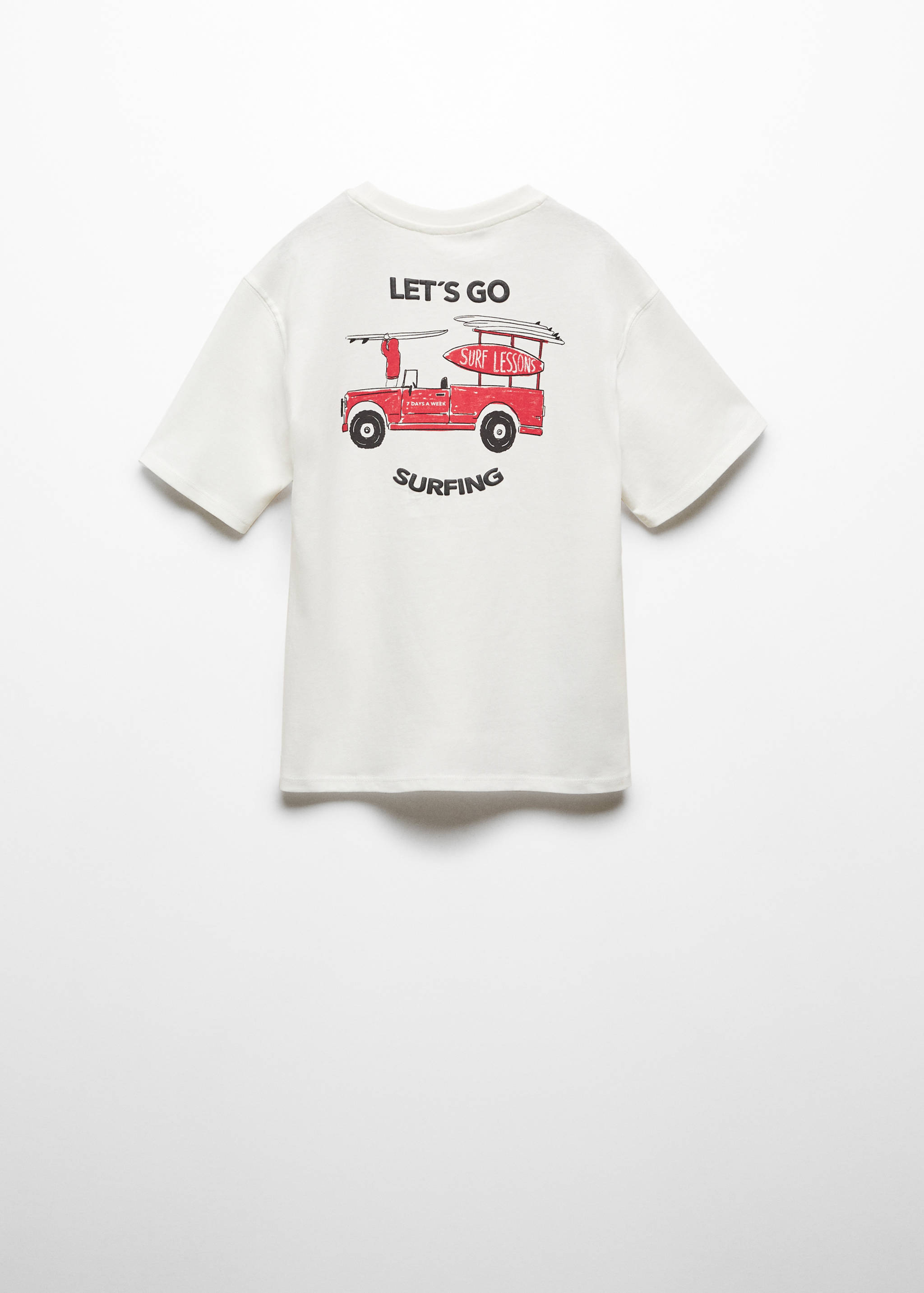 Camiseta estampada algodón - Reverso del artículo