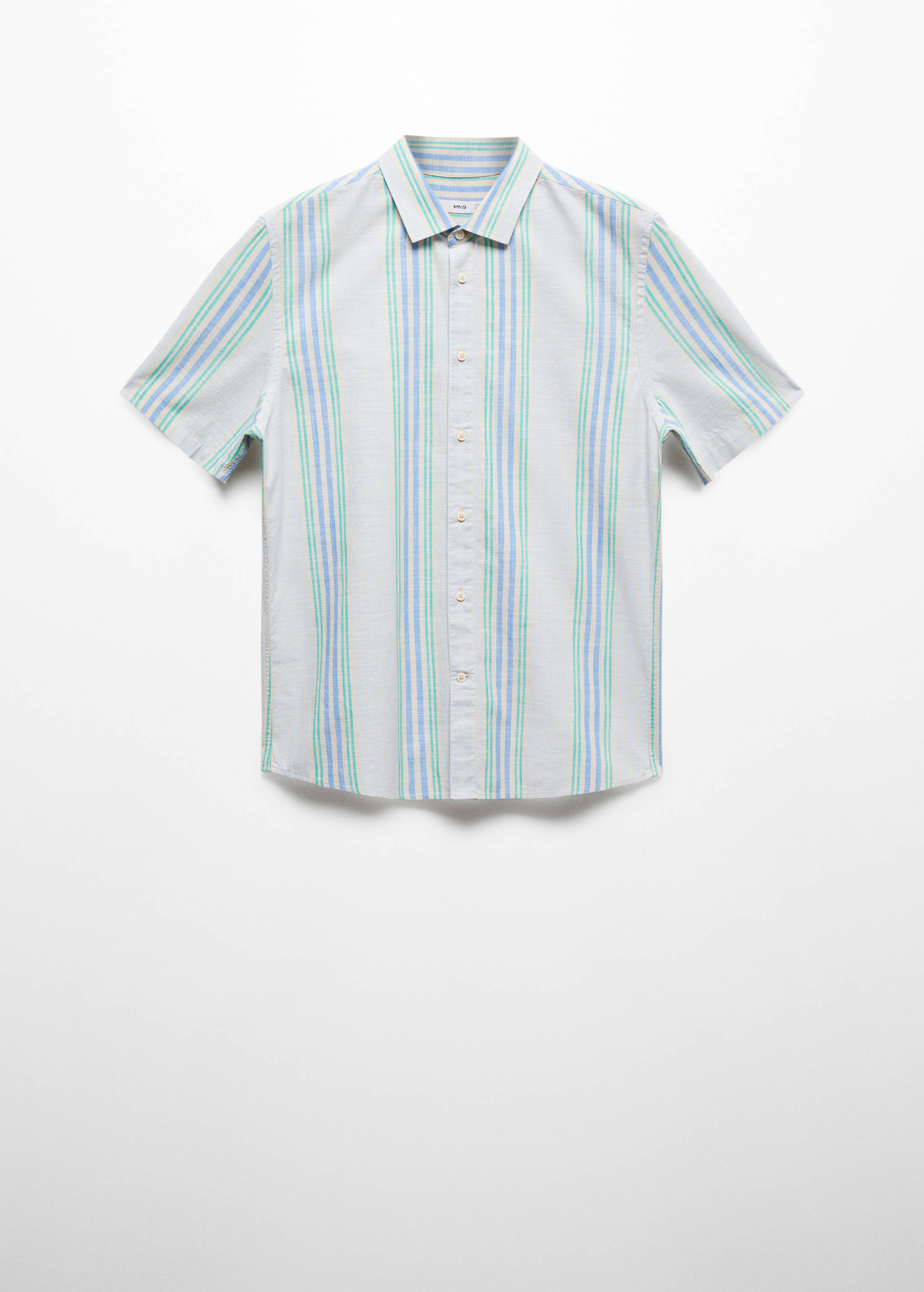 Πουκάμισο regular fit βαμβάκι εμπριμέ - Προϊόν χωρίς μοντέλο