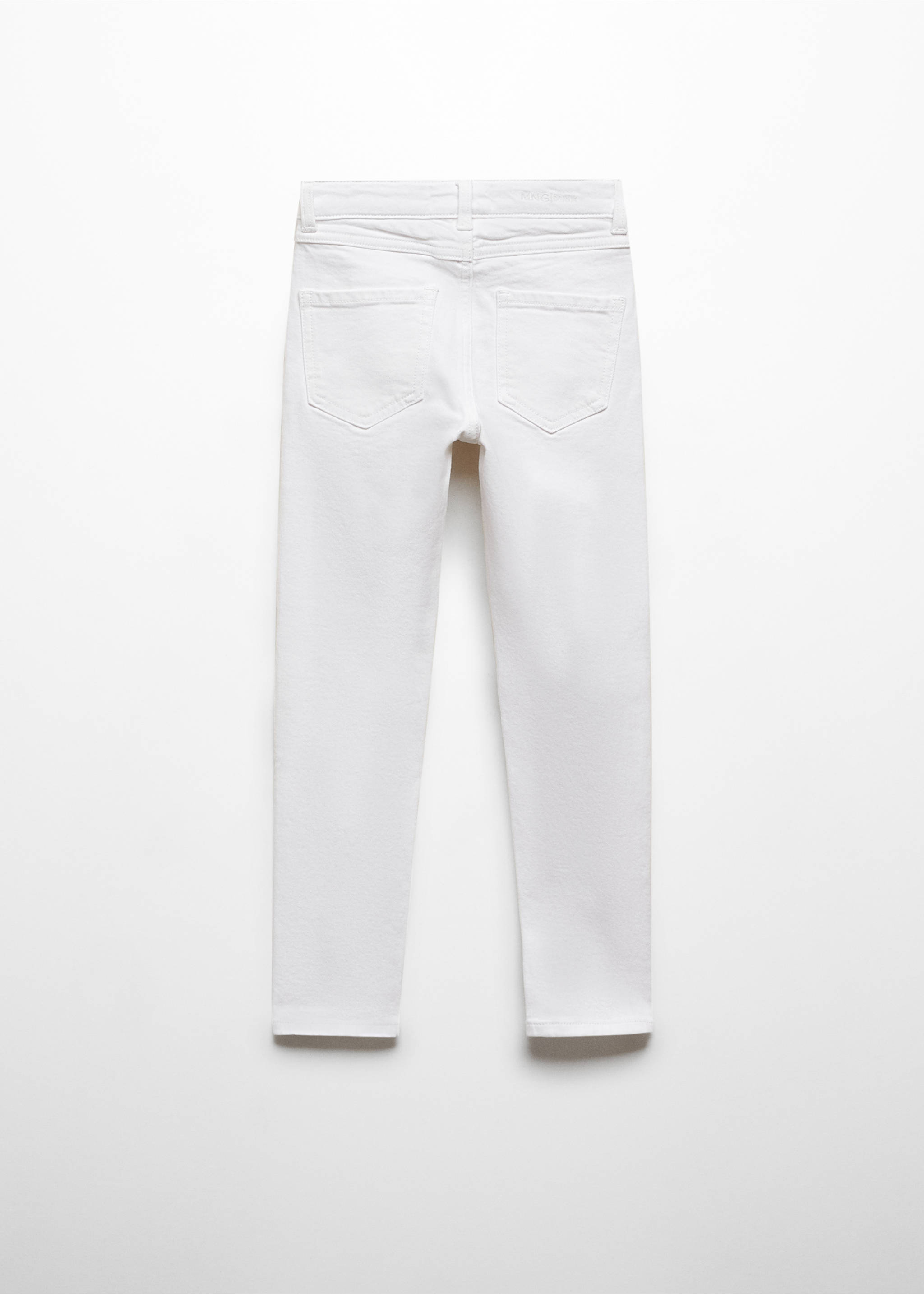 Cotton skinny Jeans - Reverse of the article, White. Ref: 67050465-00.