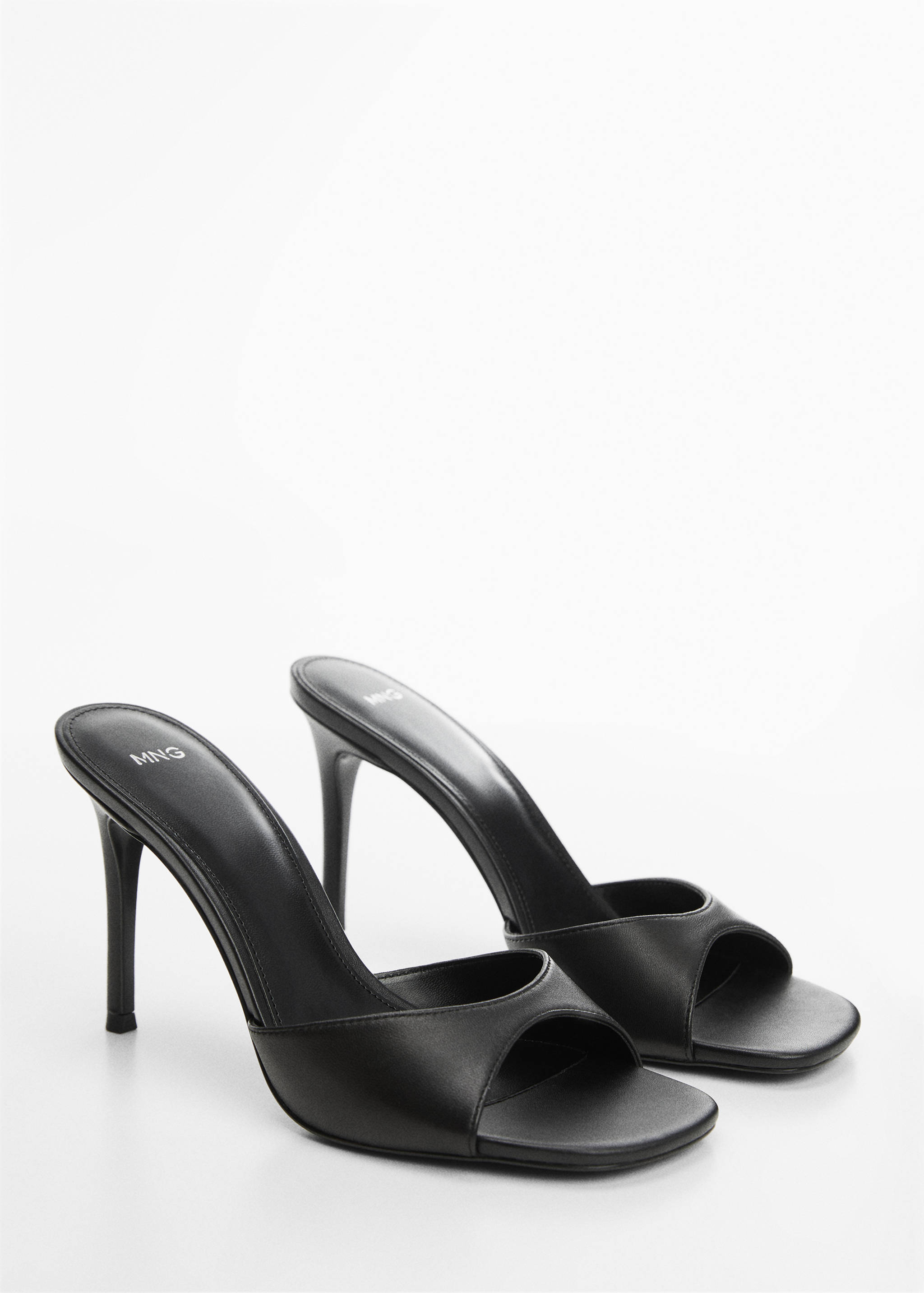 Sandales cuir talon - Plan moyen