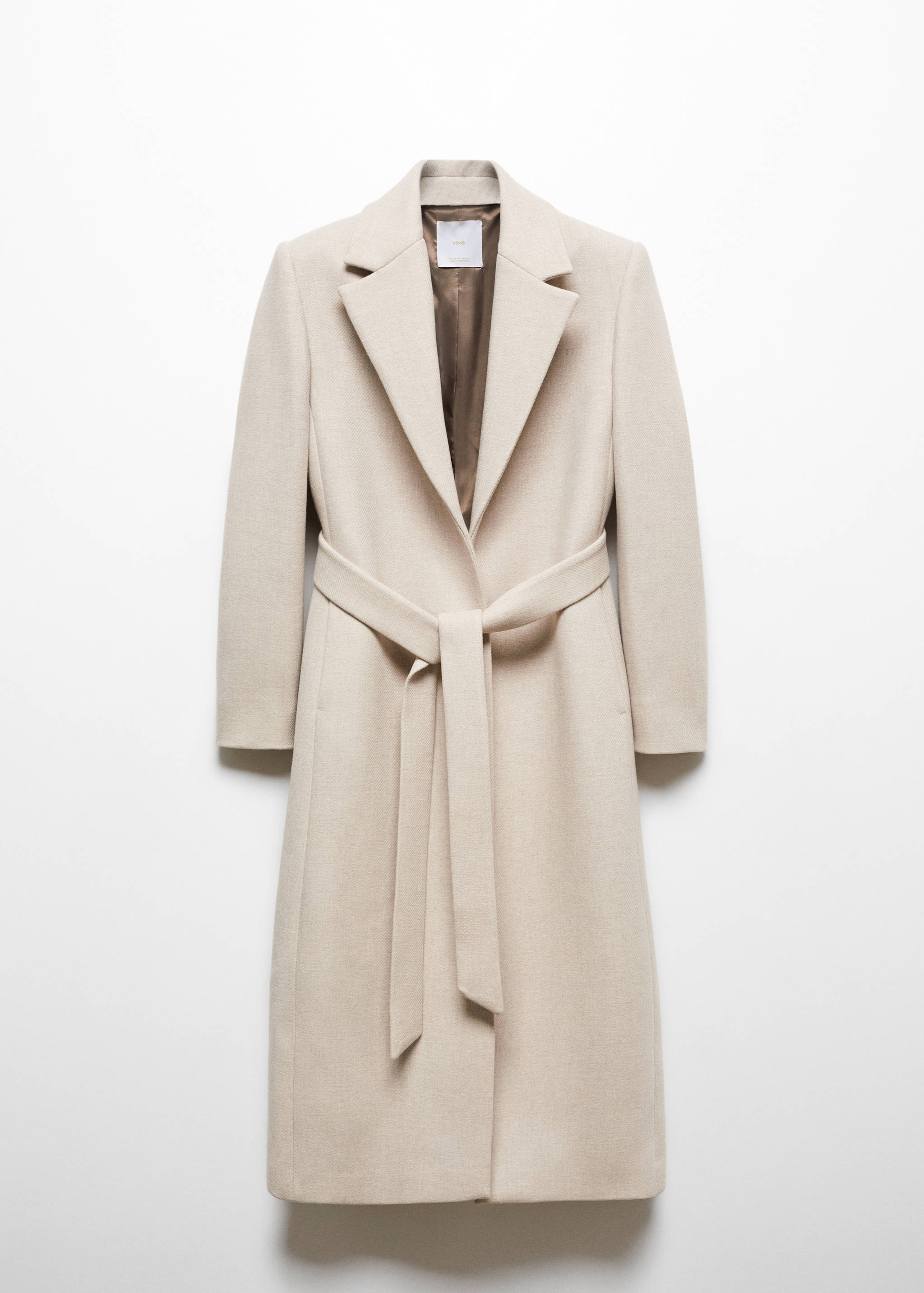 Manteco wool coat with detachable fur collar - Details of the article 8