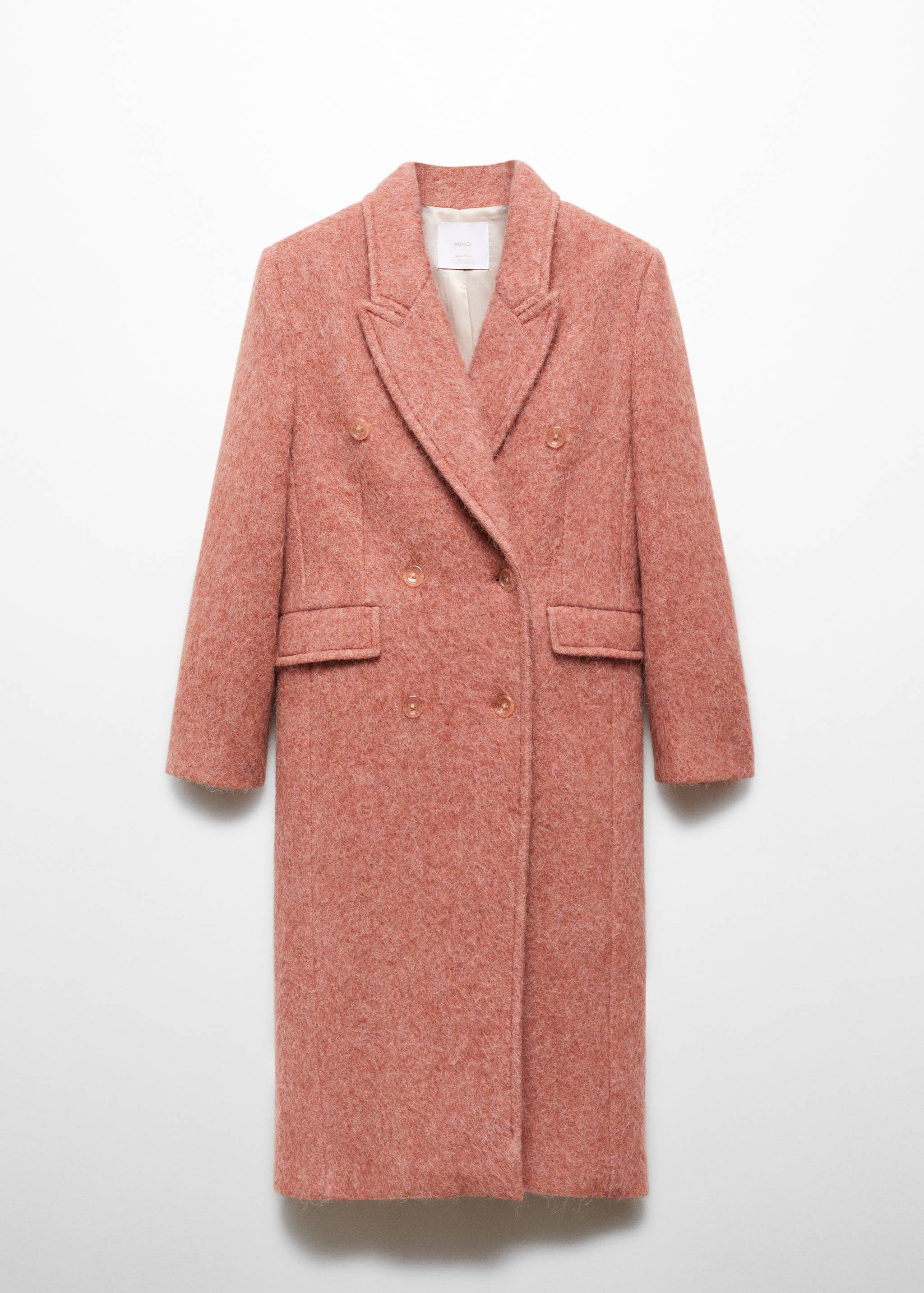 Double-breasted wool coat - Article without model