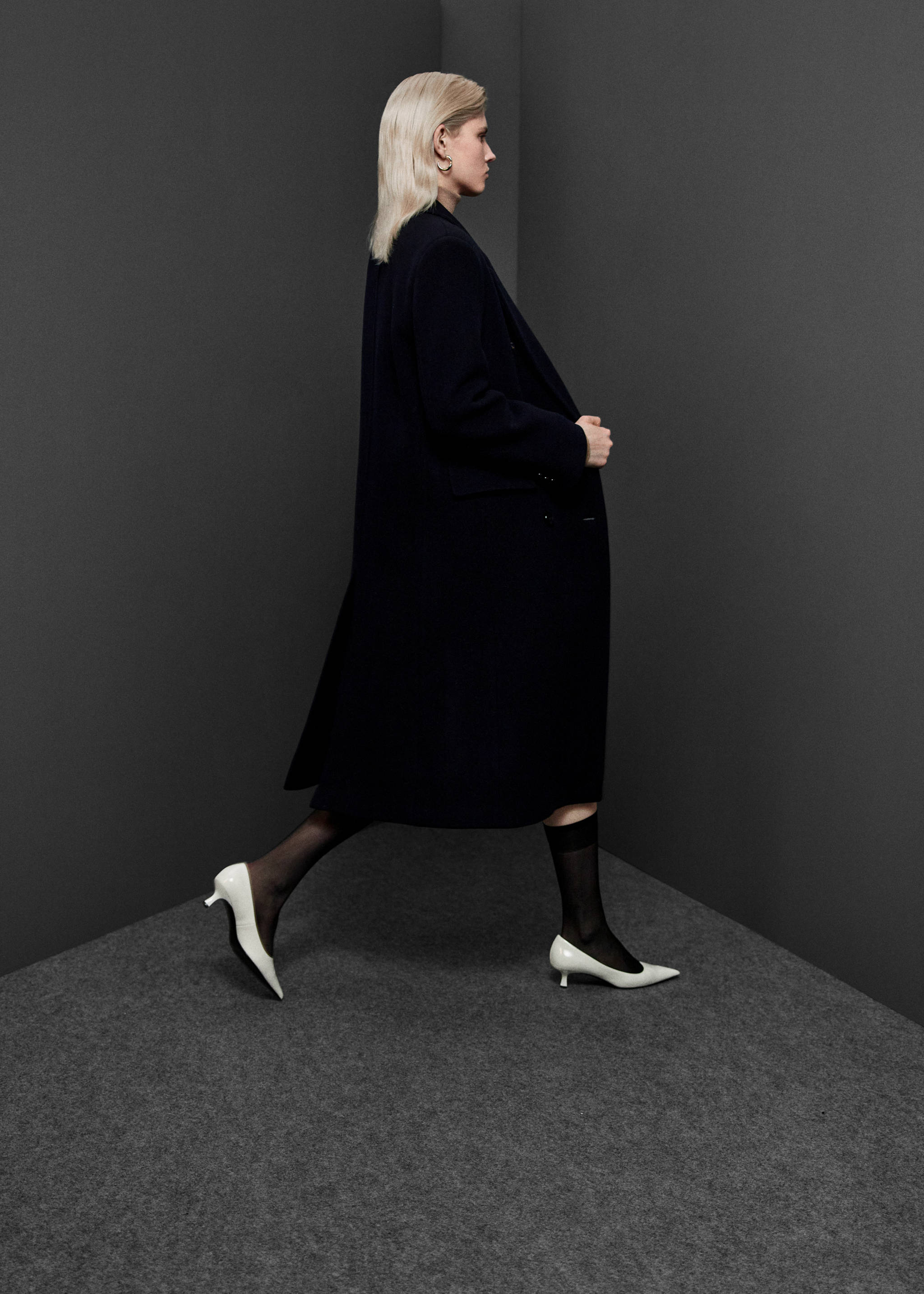 Manteco wool double-breasted coat - Details of the article 7