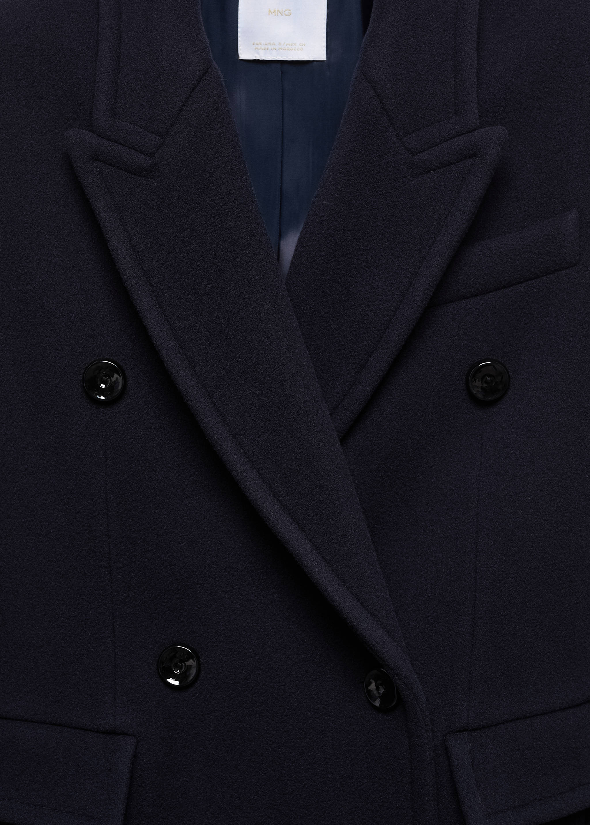 Manteco wool double-breasted coat - Details of the article 8