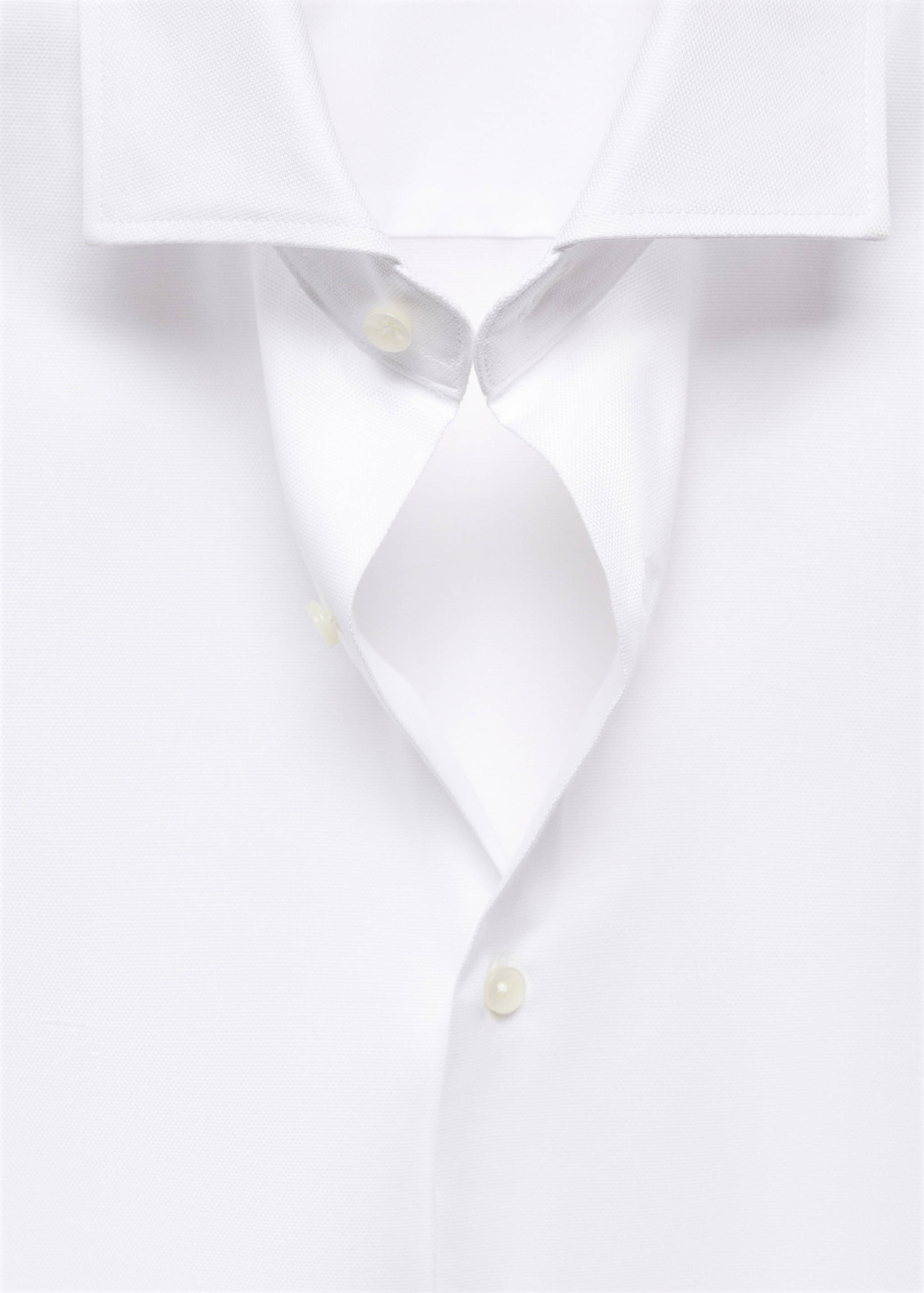 Chemise costume slim-fit coton structurée - Détail de l'article 0