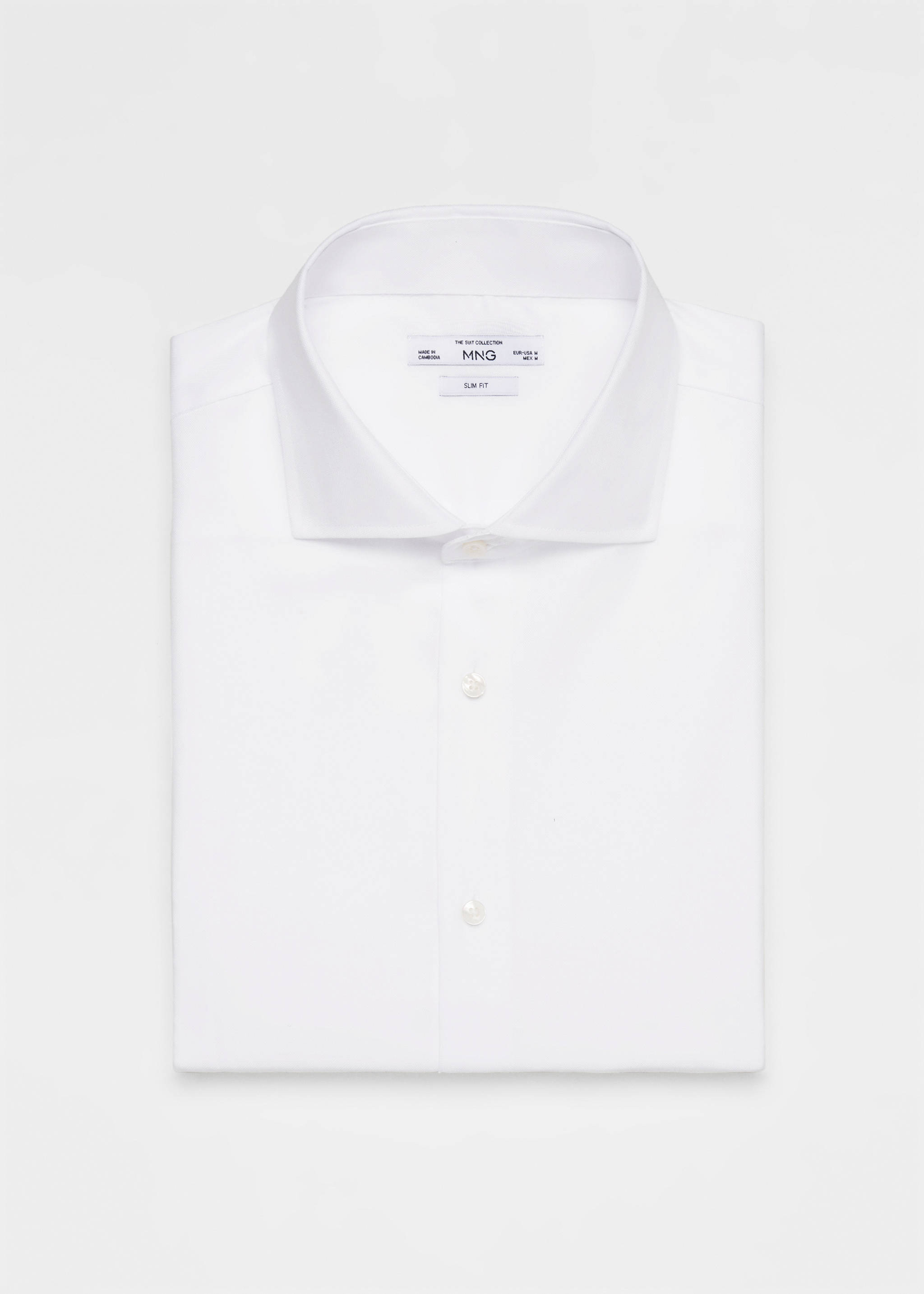 Chemise costume slim-fit coton structurée - Détail de l'article 8